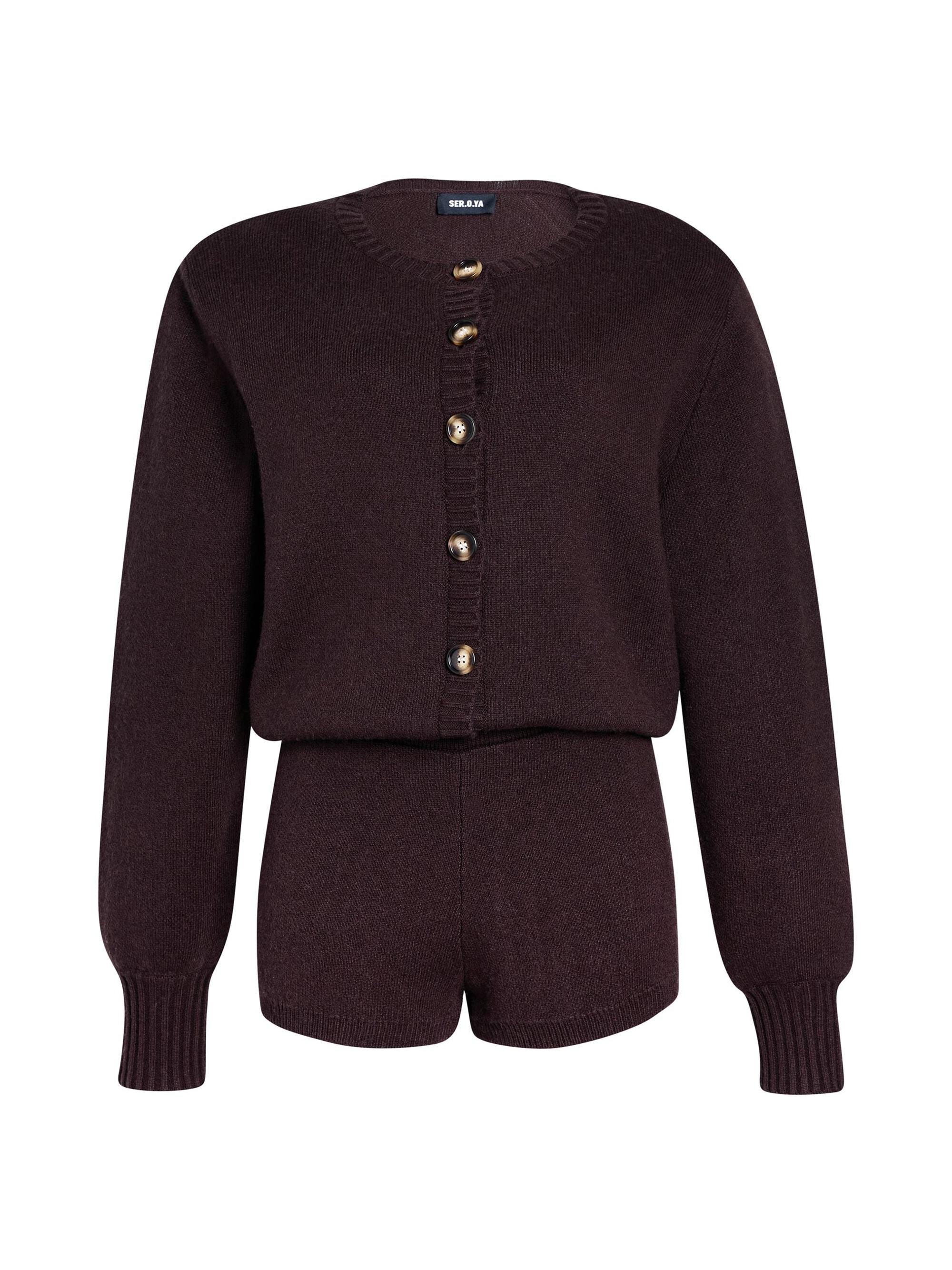 Ser.o.ya Women's Sable Romper - Ash Brown