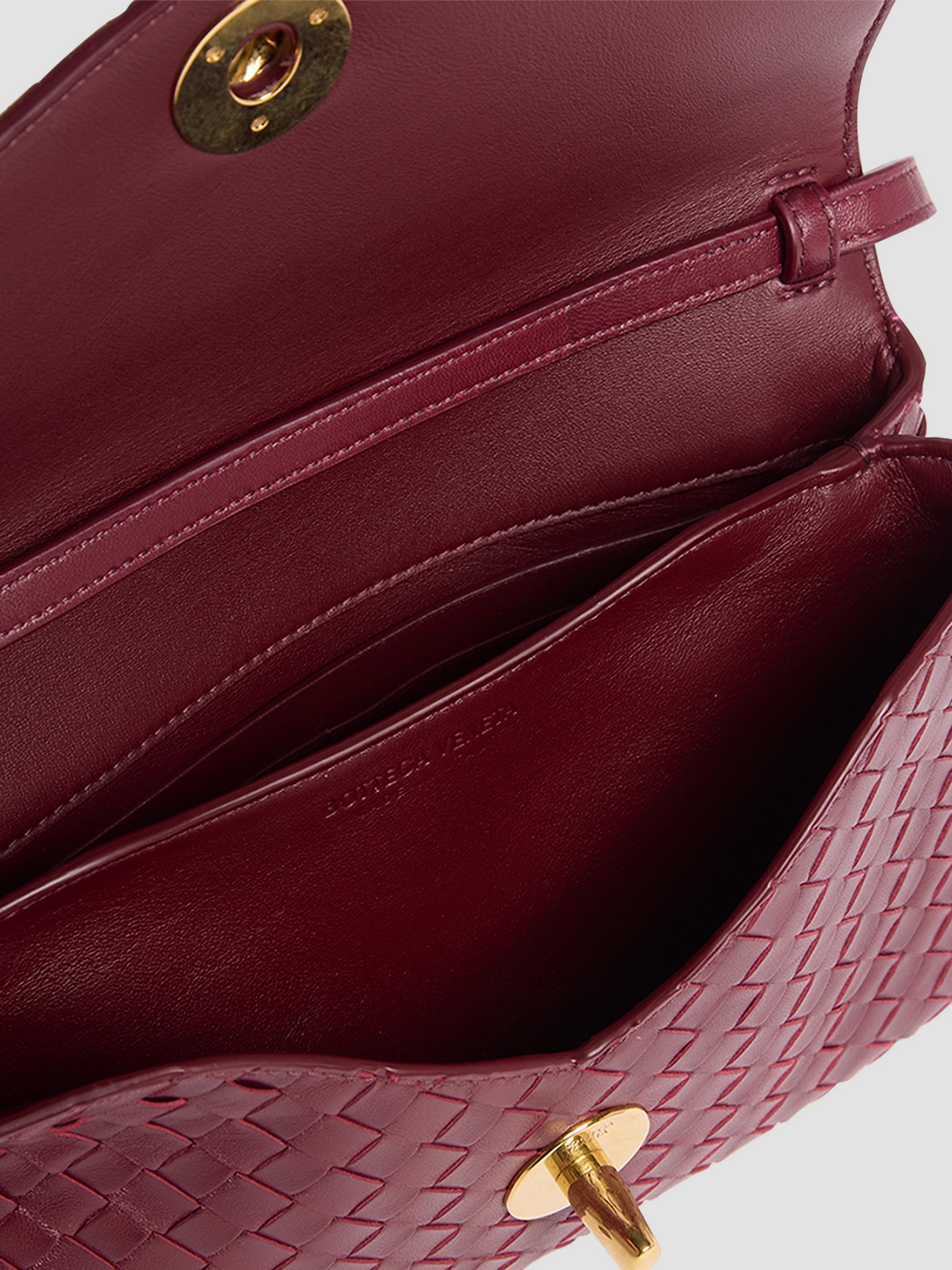 Bottega Veneta Knot Lock Intrecciato Leather Top Handle Bag | Saks