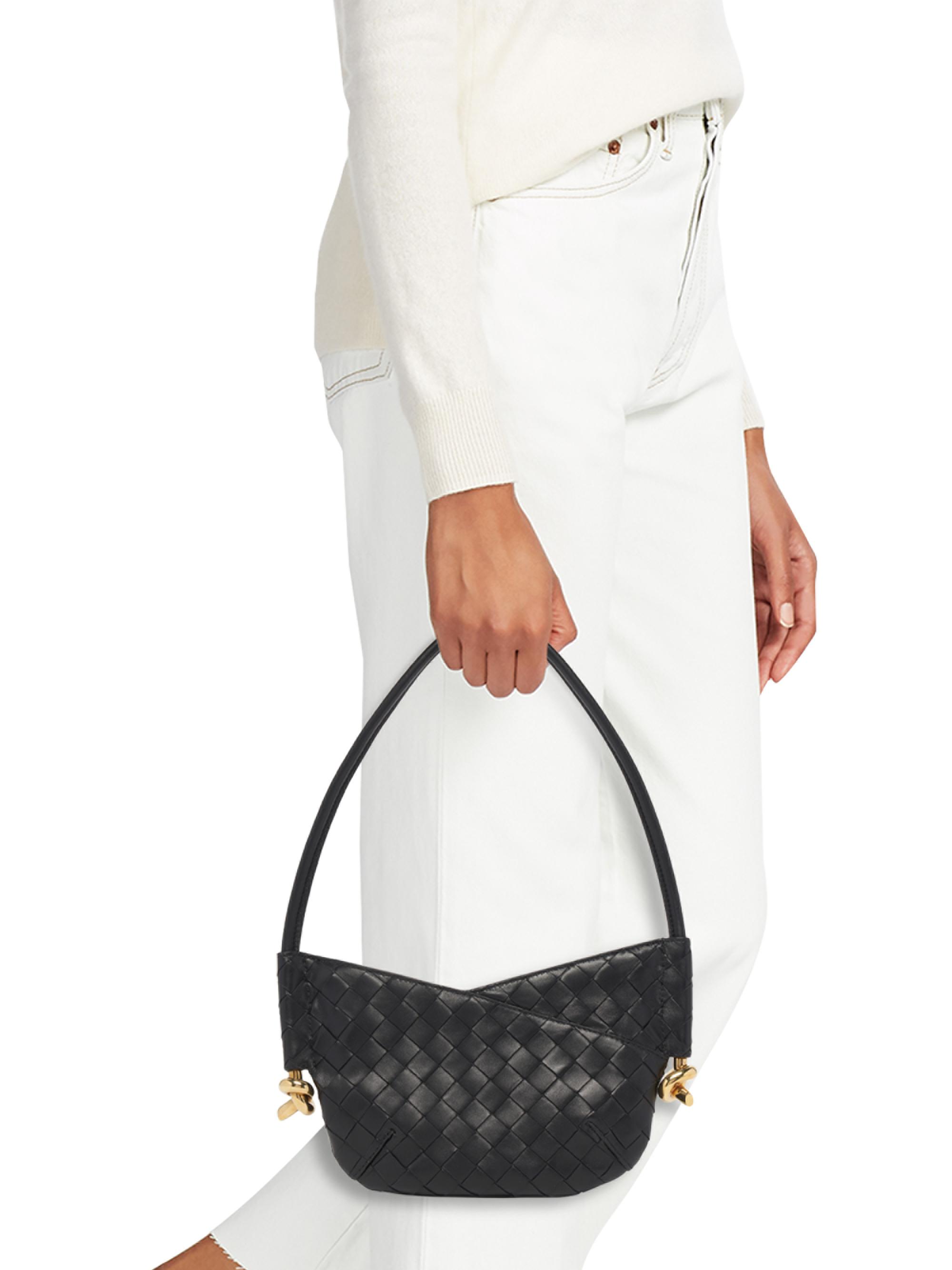 【BOTTEGA VENETA】ベビー ソルスティス ミニ Bottega Veneta Mini Baby Solstice Intrecciato Leather