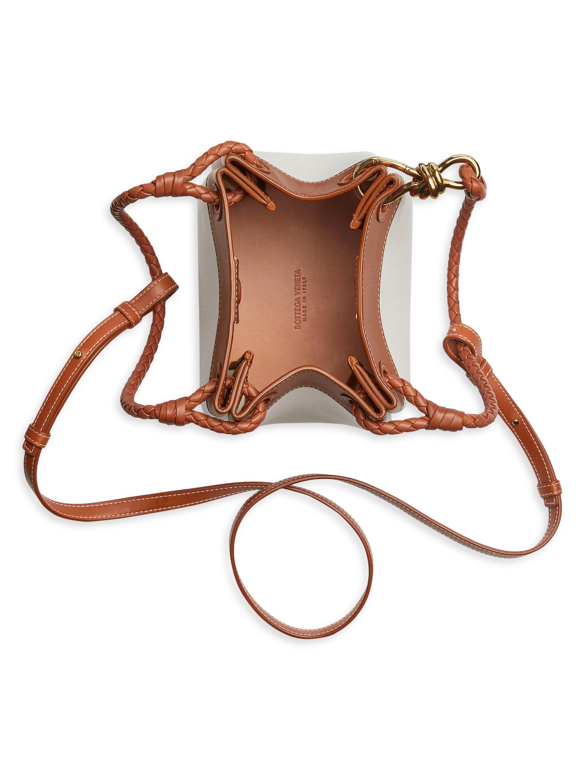 Bottega Veneta Small Parachute Leather & Canvas Shoulder Bag