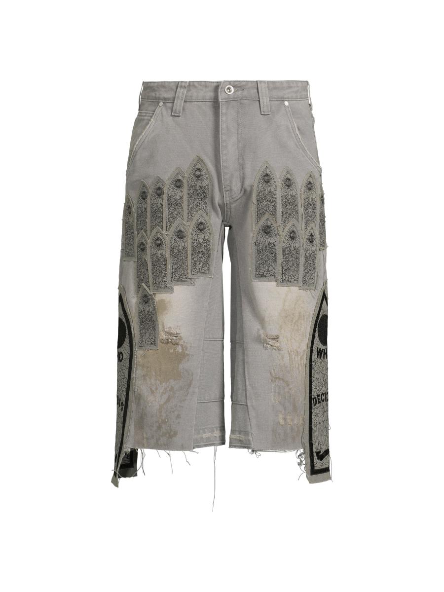 【U LAN】Dido Keyring Reverse Carpenter Bermuda Pants Dido Keyring Reverse Carpenter Bermuda Pants - ULAN | 60