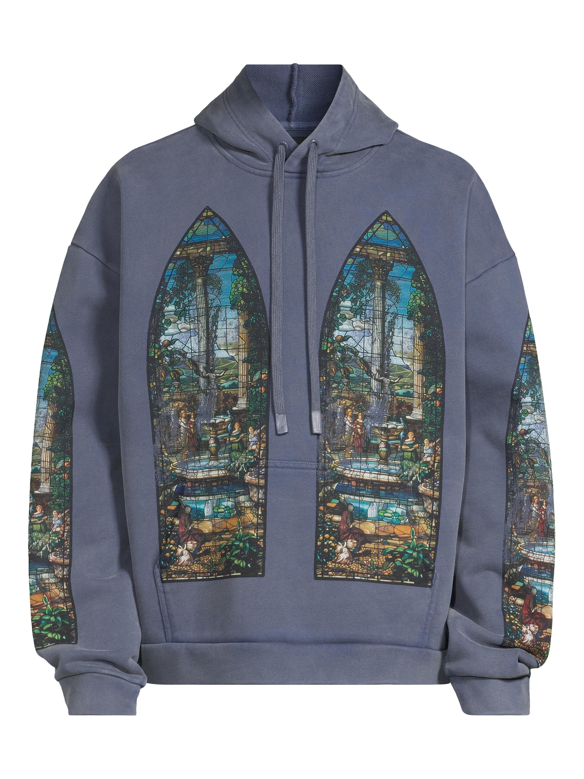 Who Decides War Men's Apparent Cotton Hoodie - Indigo