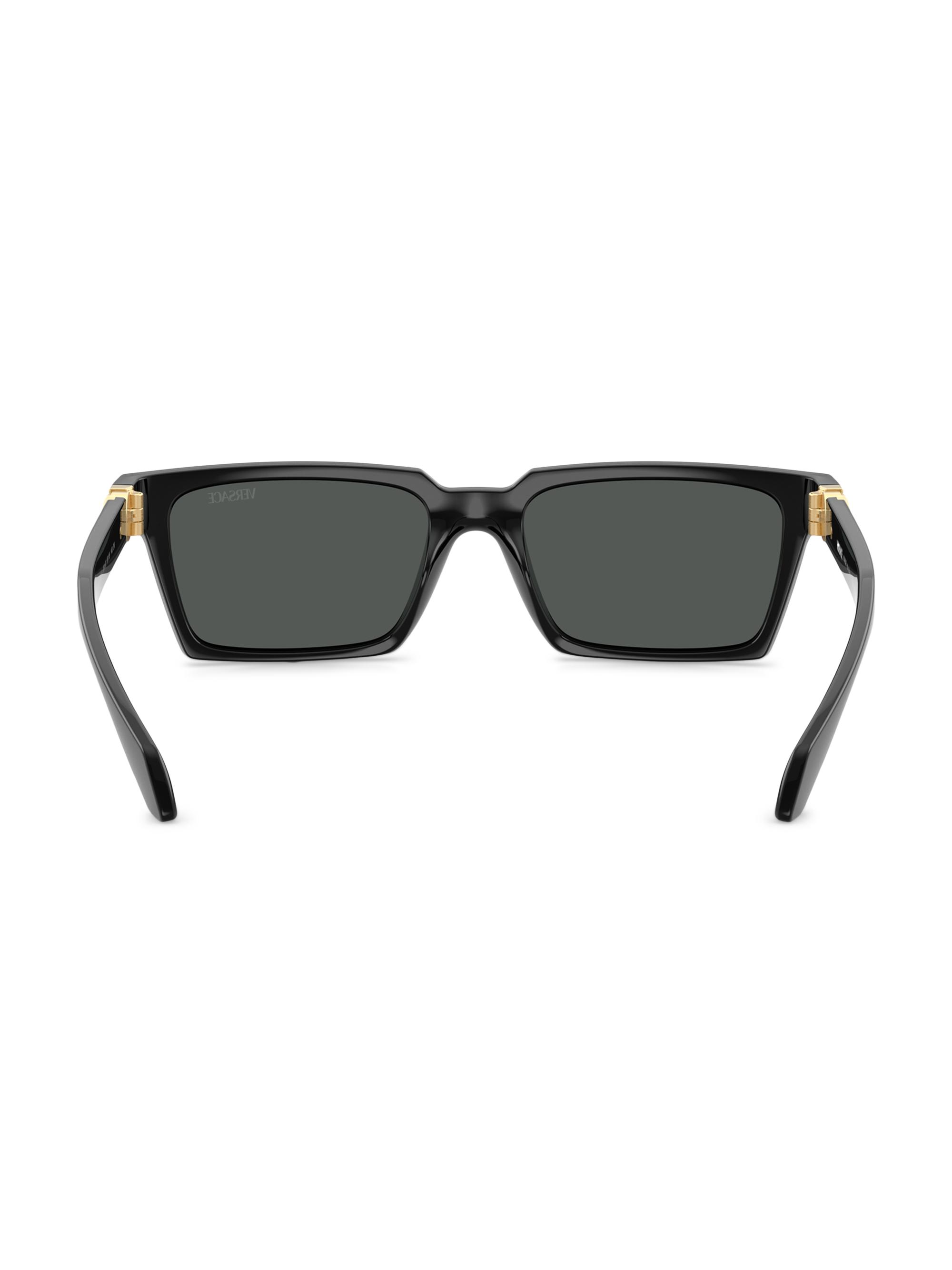 Versace 55MM Rectangular Sunglasses | Saks Fifth Avenue