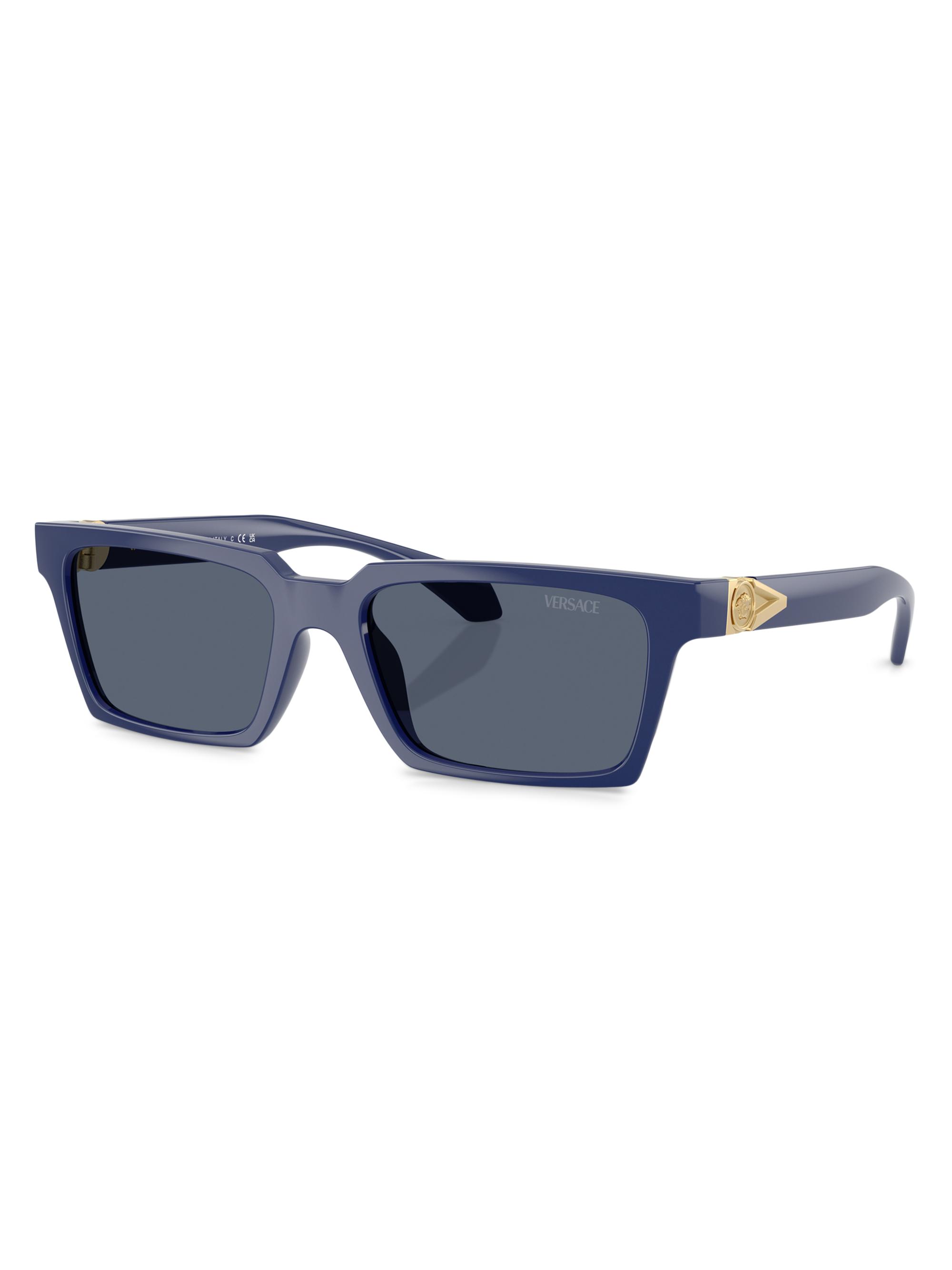 Versace 142MM Logo-Detailed Shield Sunglasses | Saks Fifth Avenue