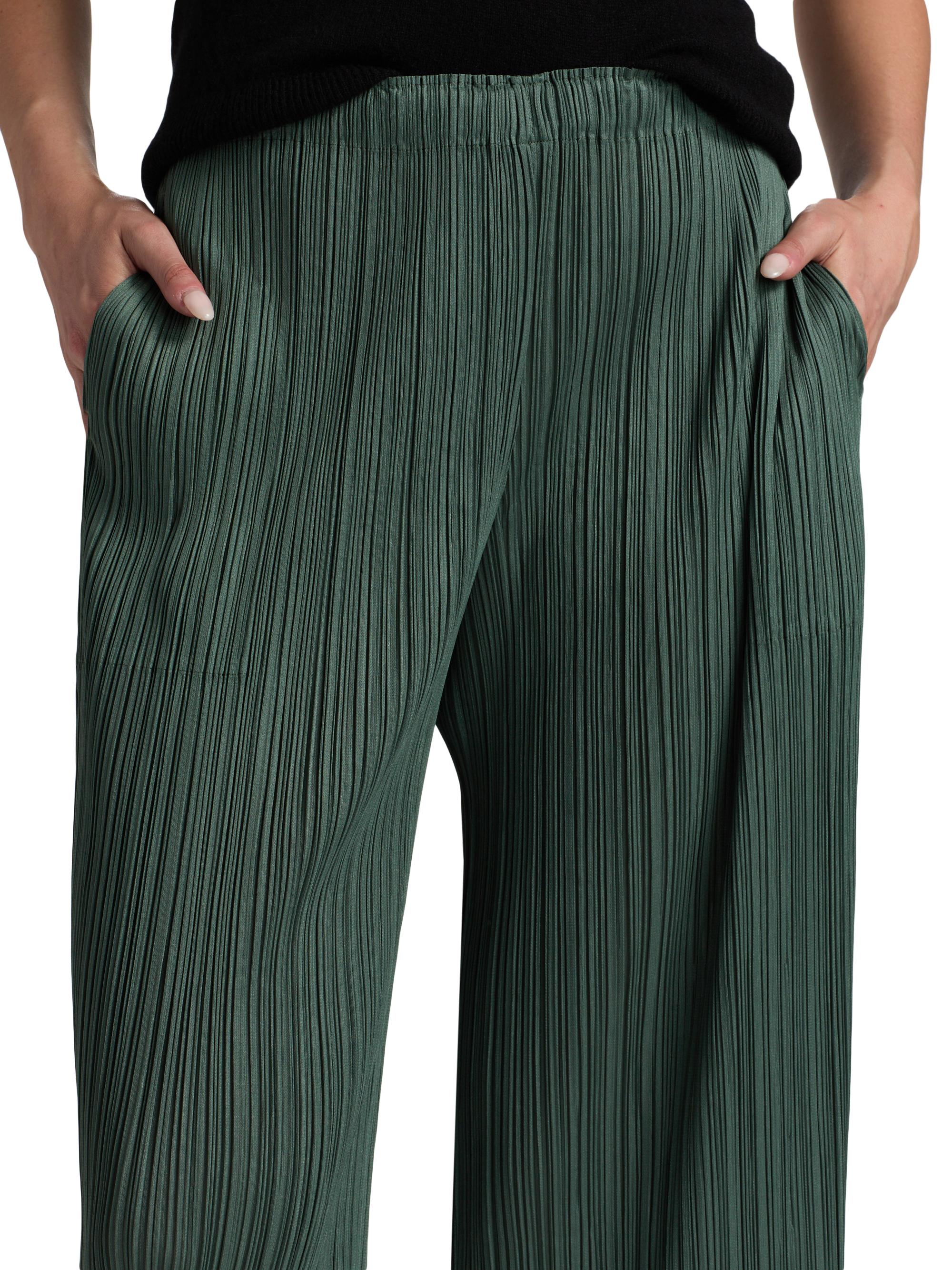 Pleats Please Issey Miyake June Ankle Pants | Saks Fifth Avenue