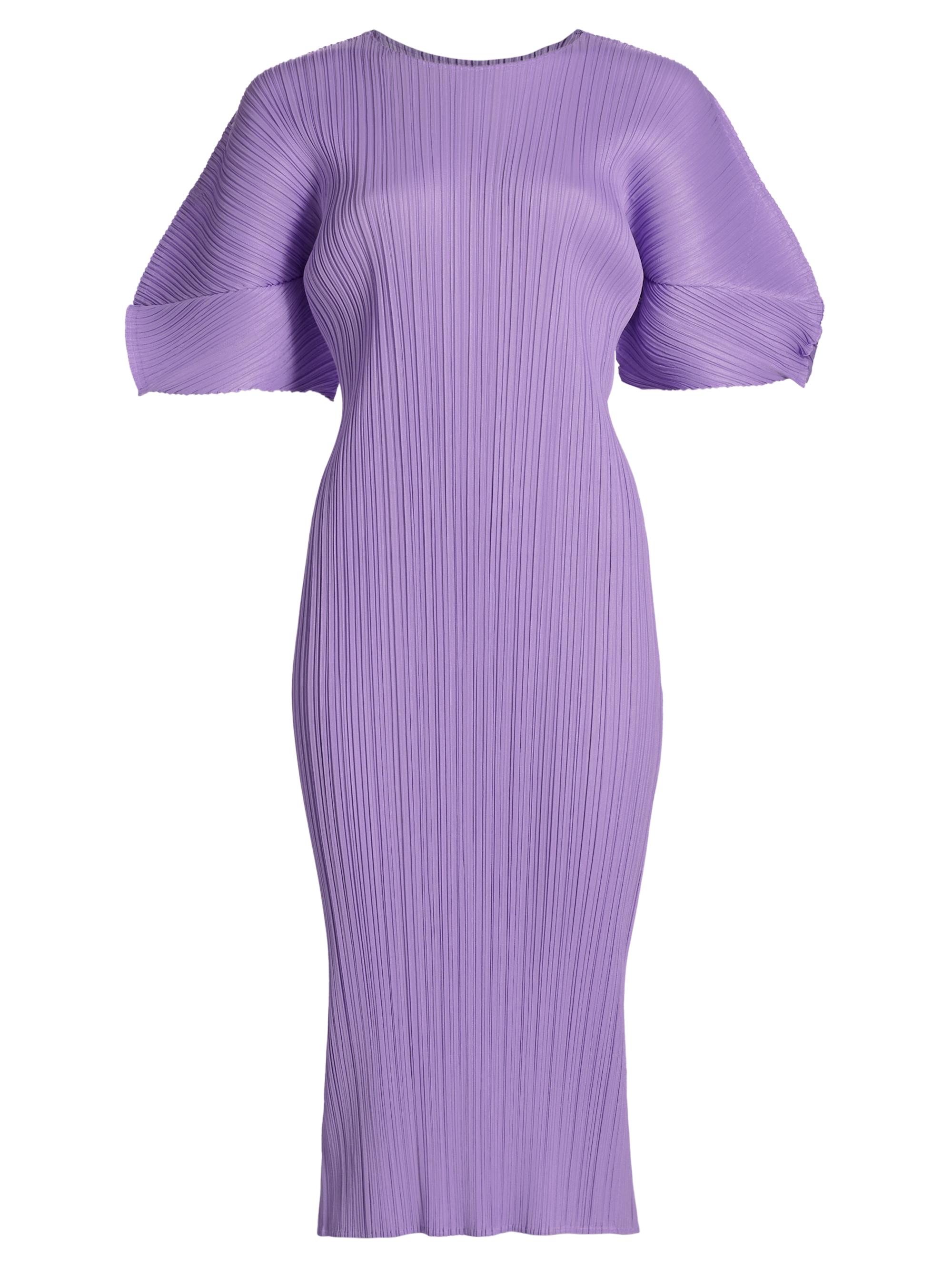Pleats Please Issey Miyake Monthly Colors: April Plissé Midi-Dress
