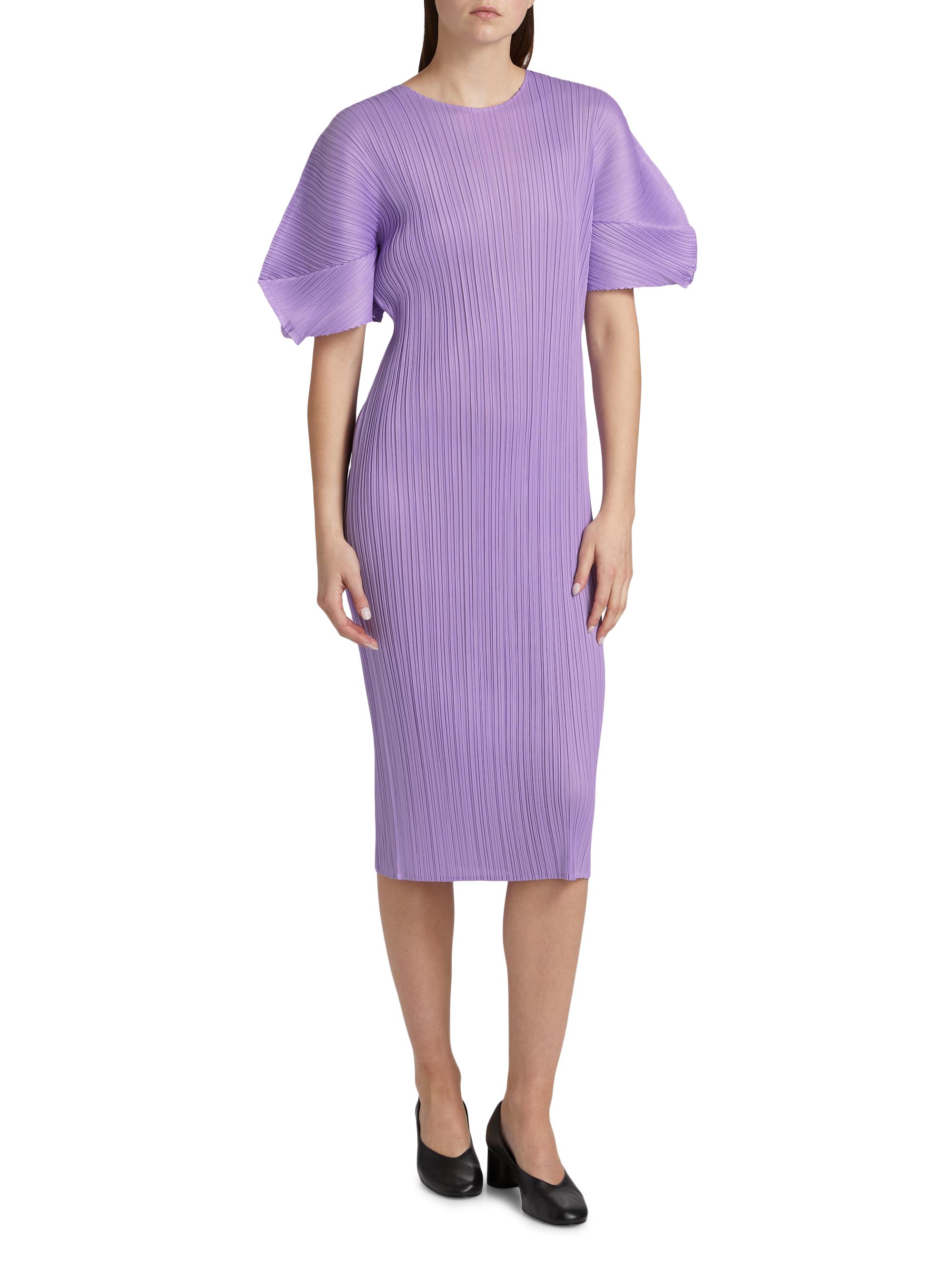 Pleats Please Issey Miyake Monthly Colors: April Plissé Midi-Dress