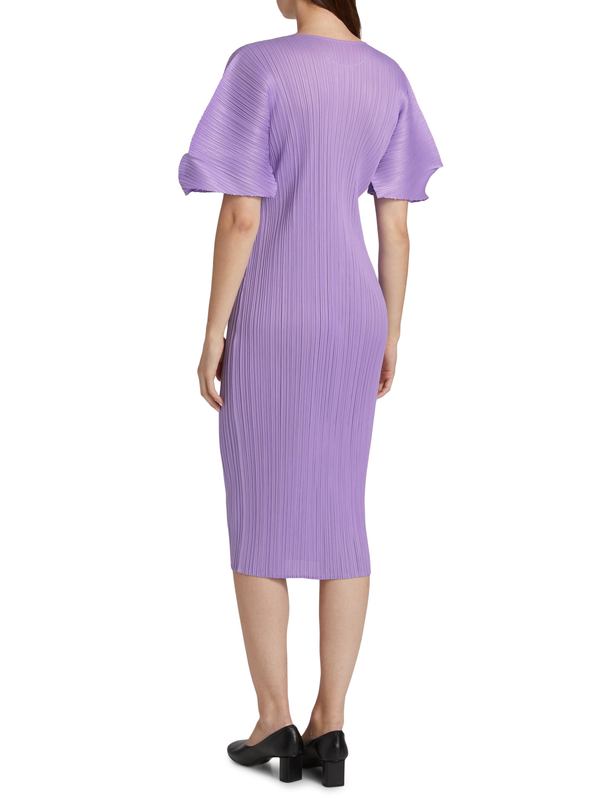 Pleats Please Issey Miyake Monthly Colors: April Plissé Midi-Dress