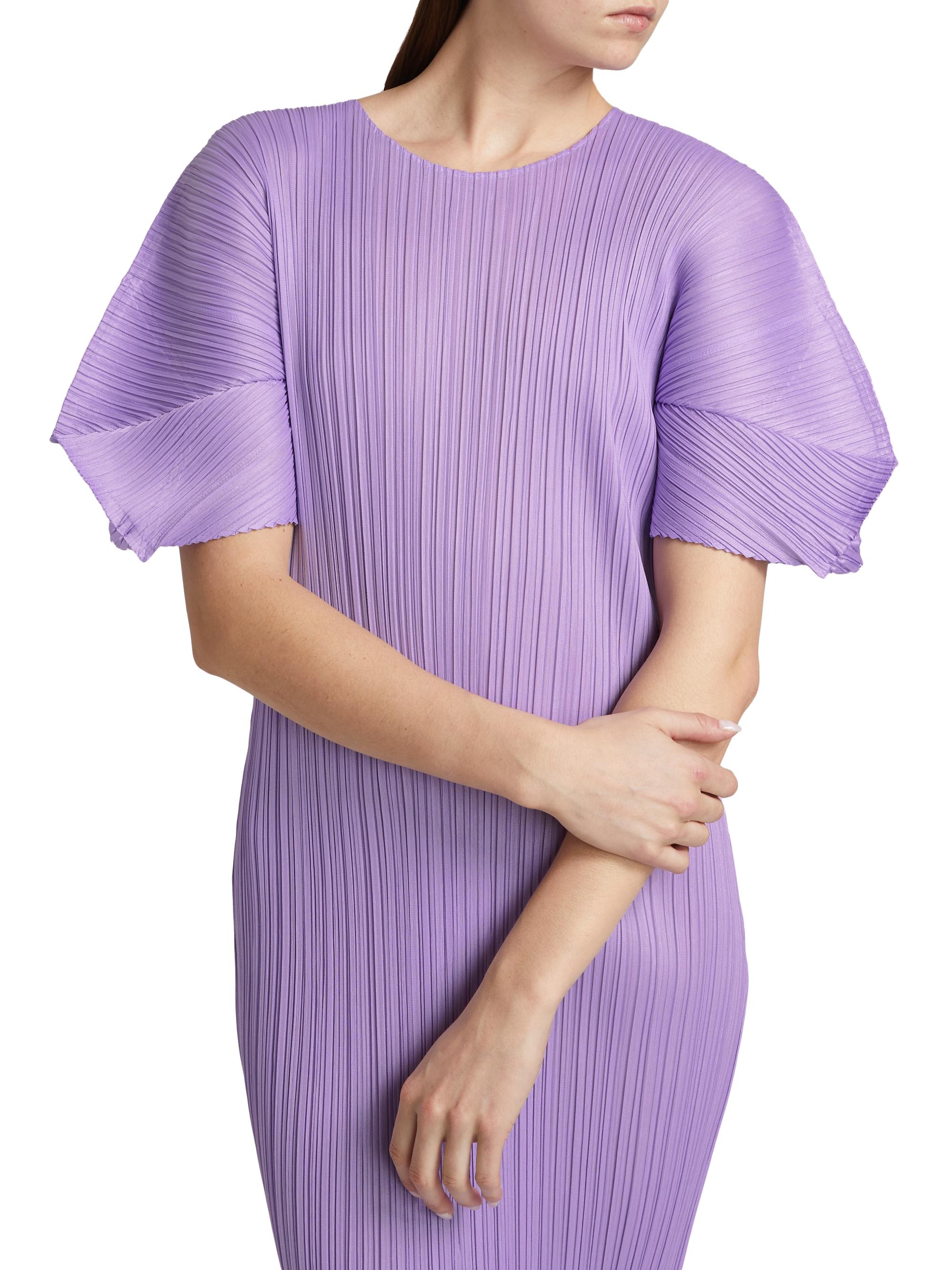 Pleats Please Issey Miyake Monthly Colors: April Plissé Midi-Dress