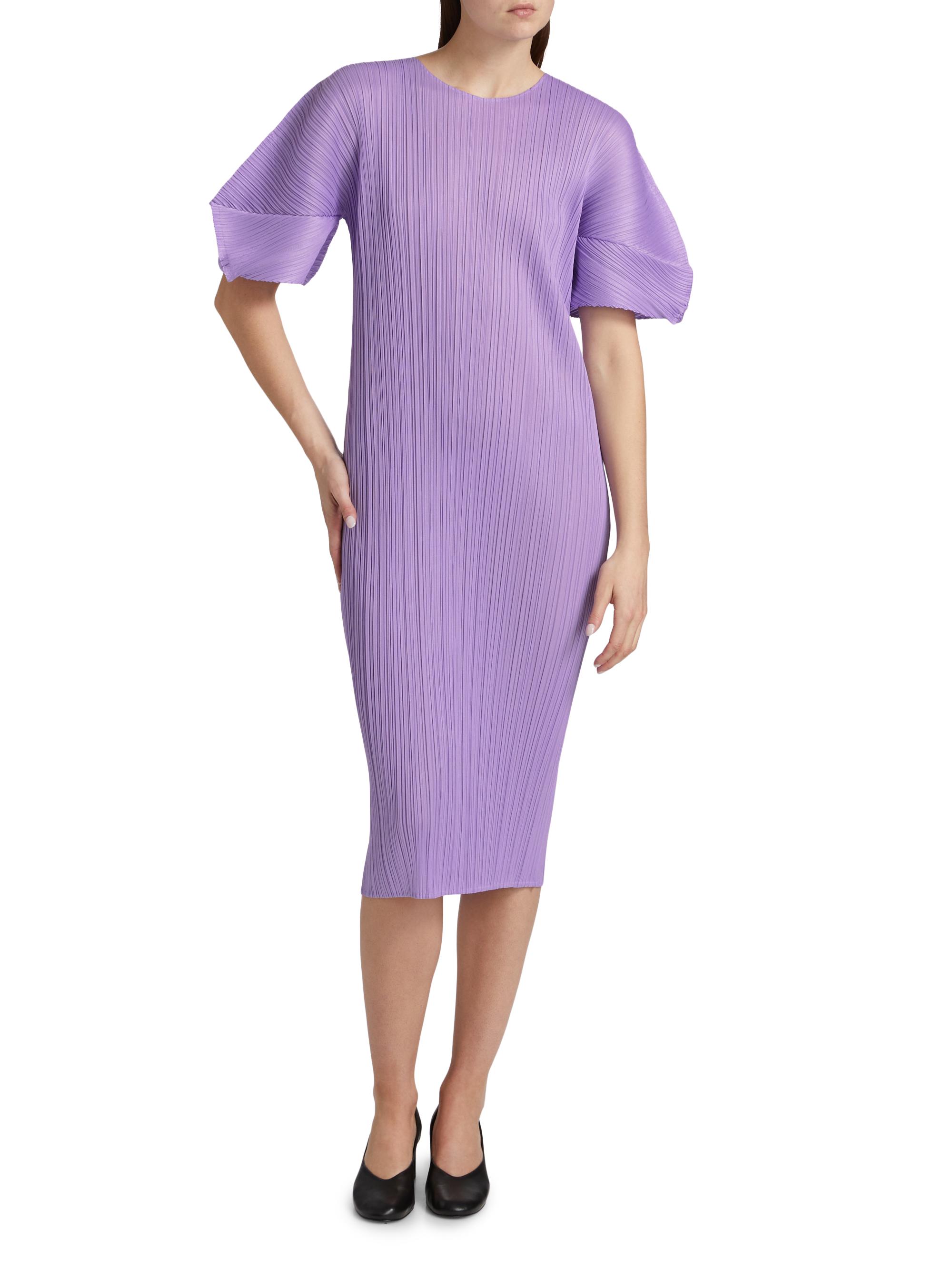 Pleats Please Issey Miyake Monthly Colors: April Plissé Midi-Dress