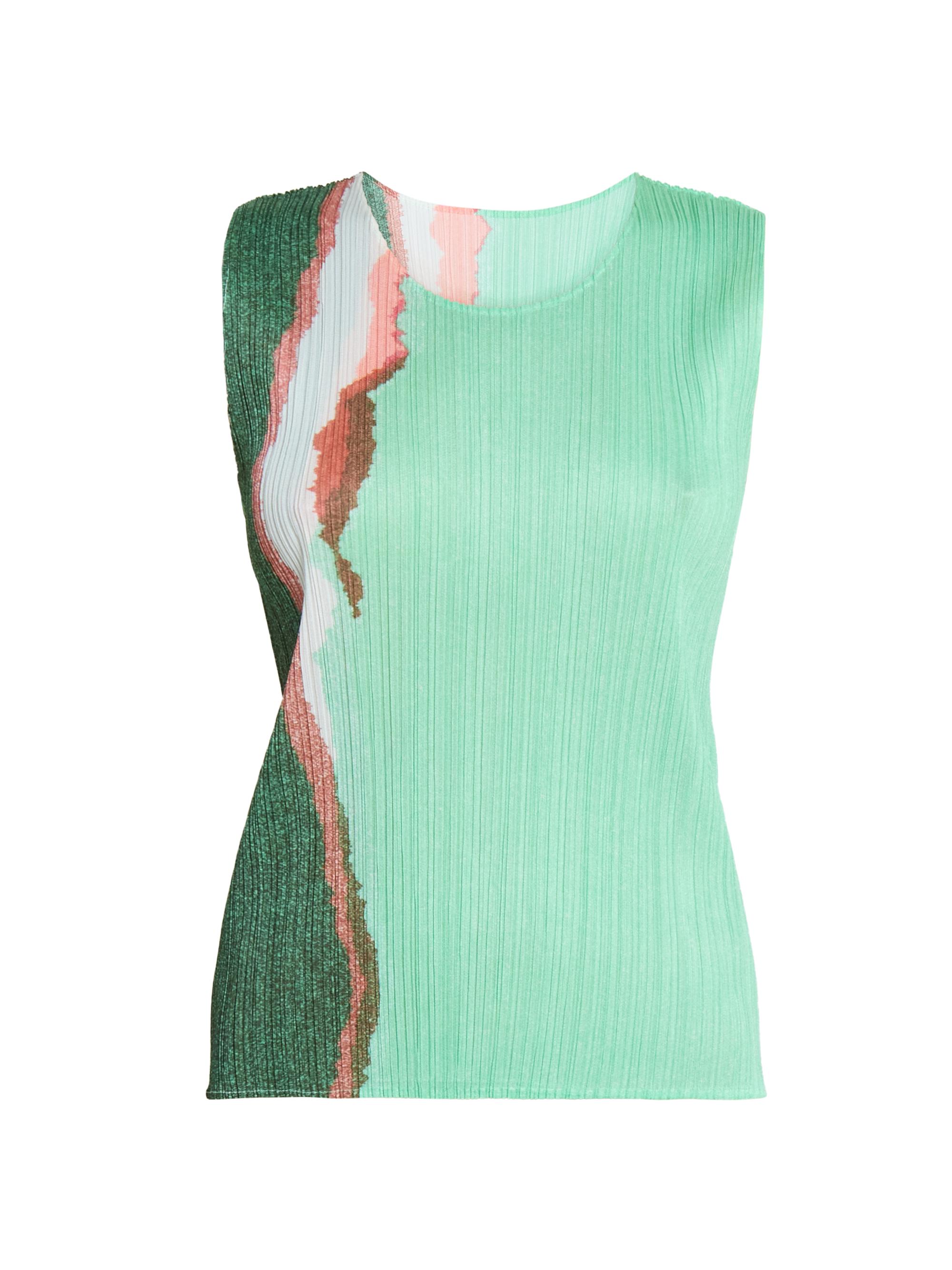 Pleats Please Issey Miyake Grainy Colors Top | Saks Fifth Avenue