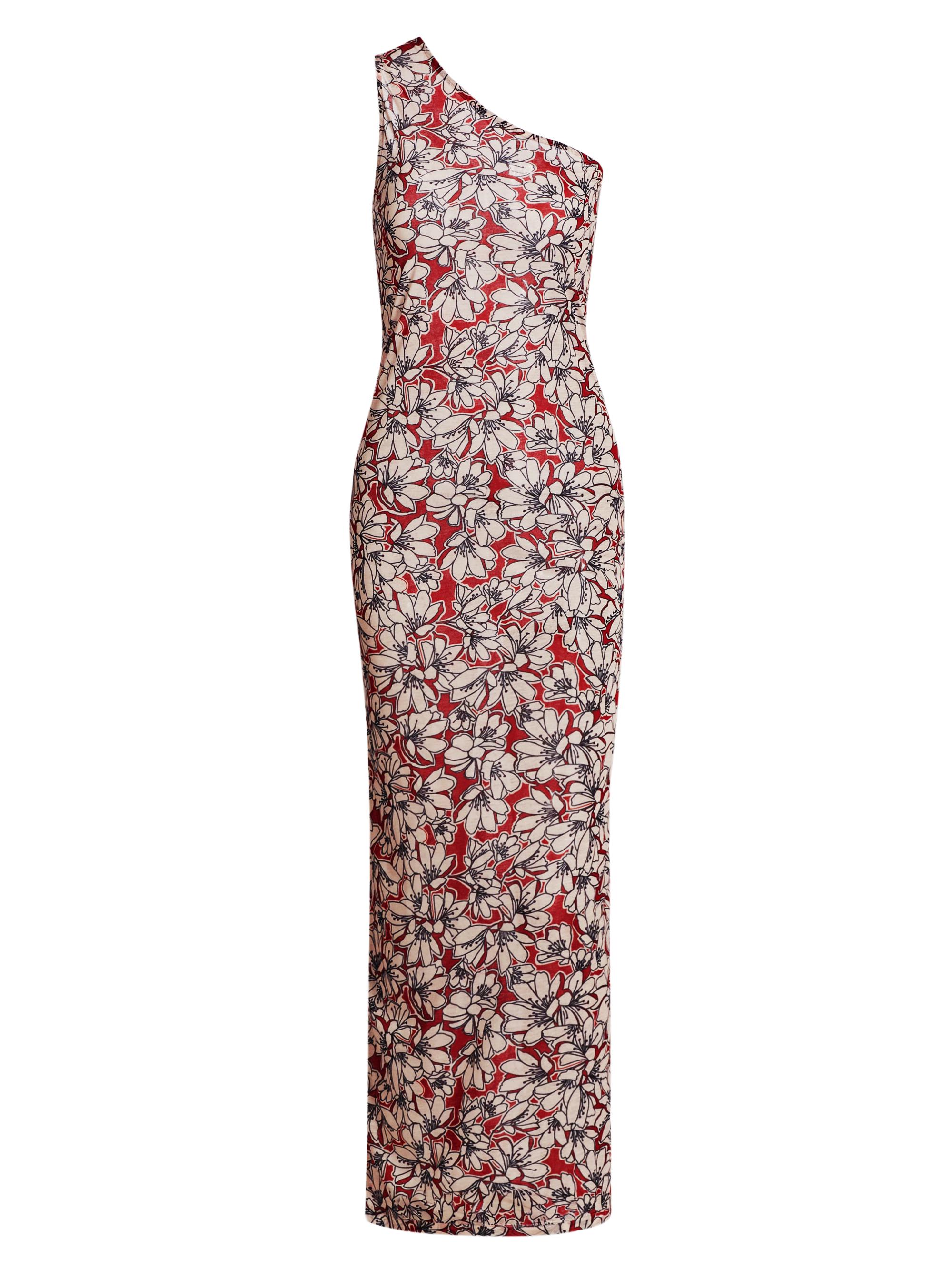 Eywasouls Malibu Women's Anouk Floral One-Shoulder Maxi Dress - Desert Daisies