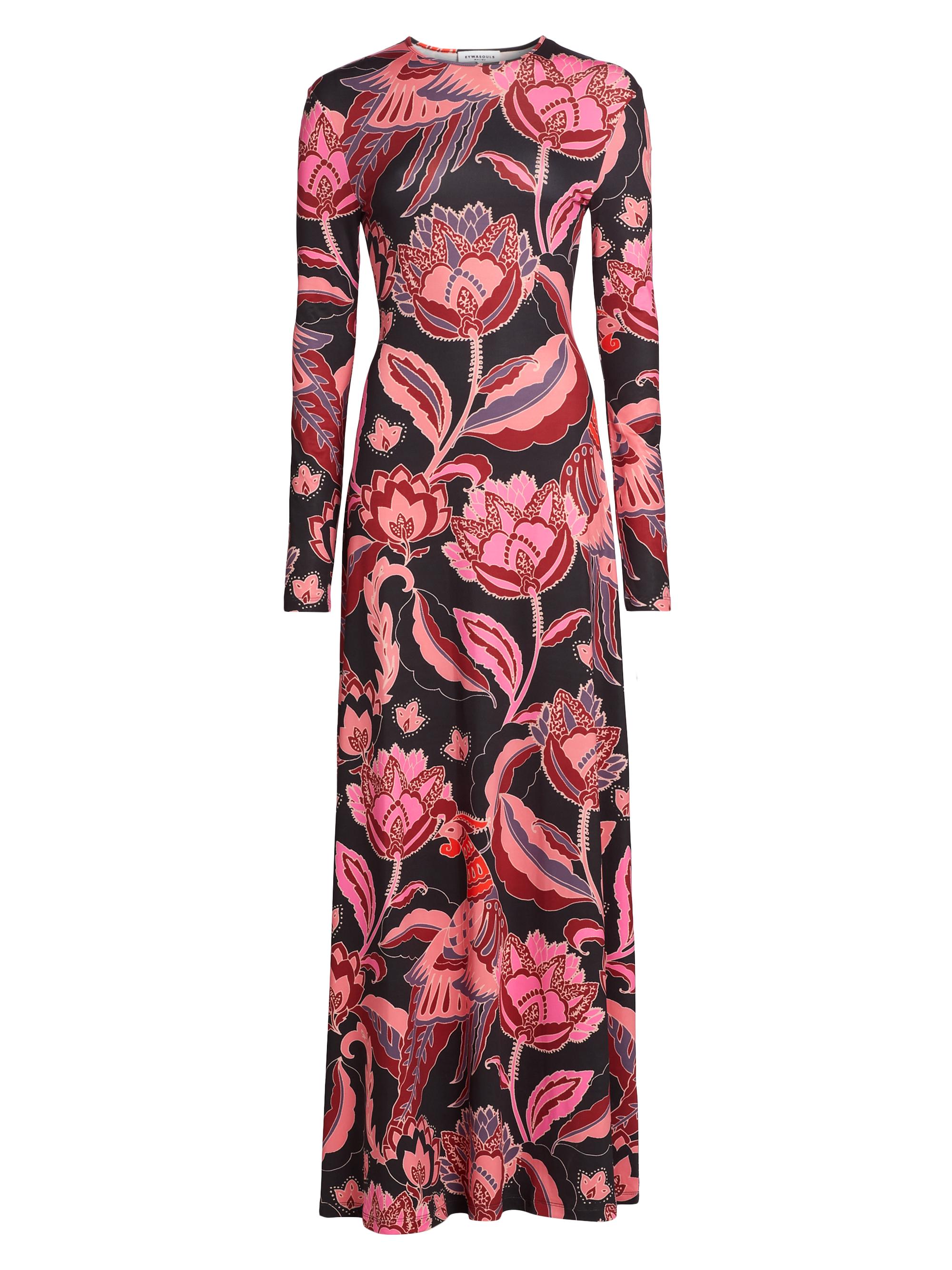 Eywasouls Malibu Women's Sam Floral Stretch Jersey Body-Con Maxi Dress - Pretty Petals