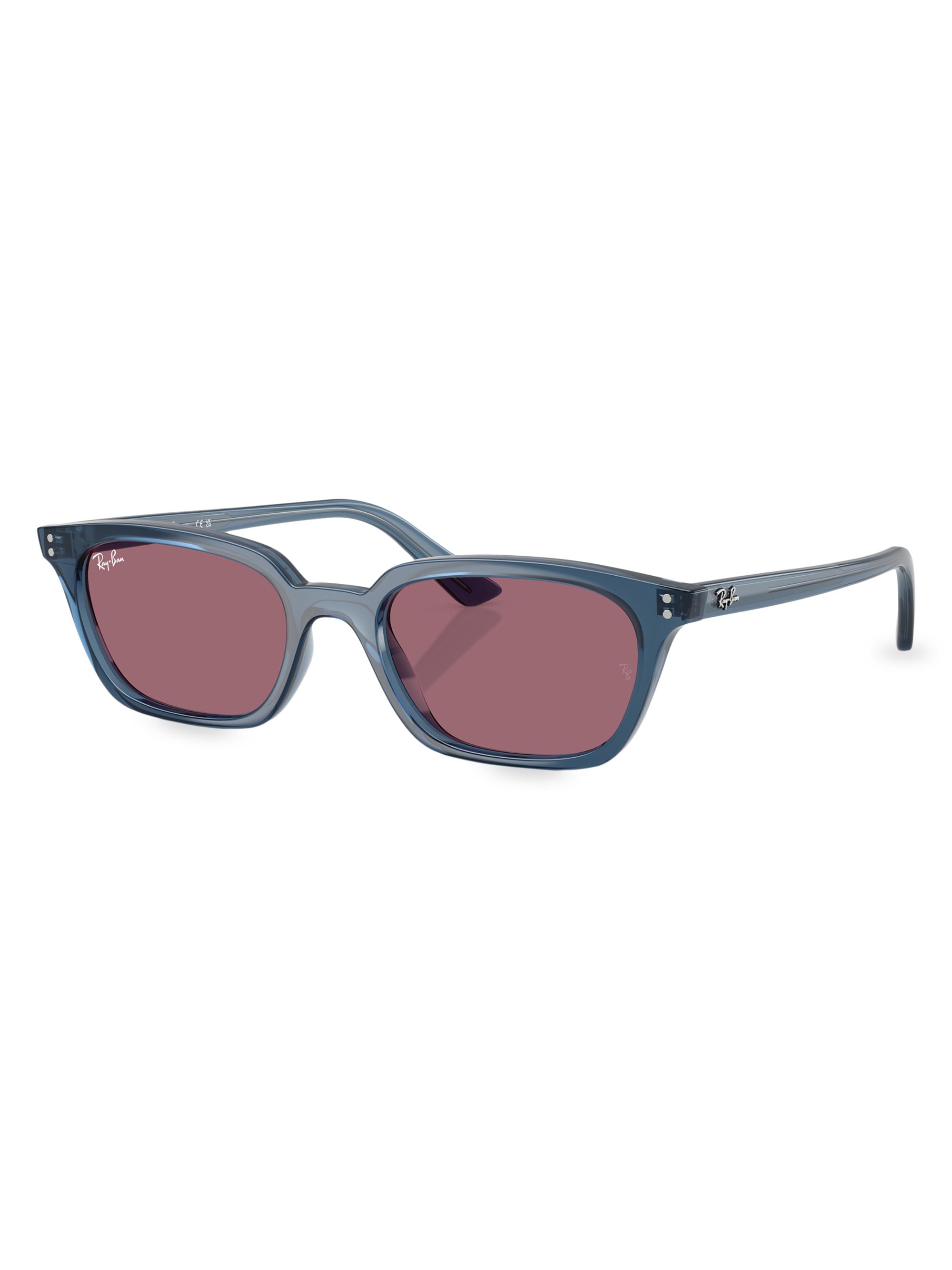 Ray-Ban Women's 0RB4456 Zaya 53MM Pillow Sunglasses - Light Blue
