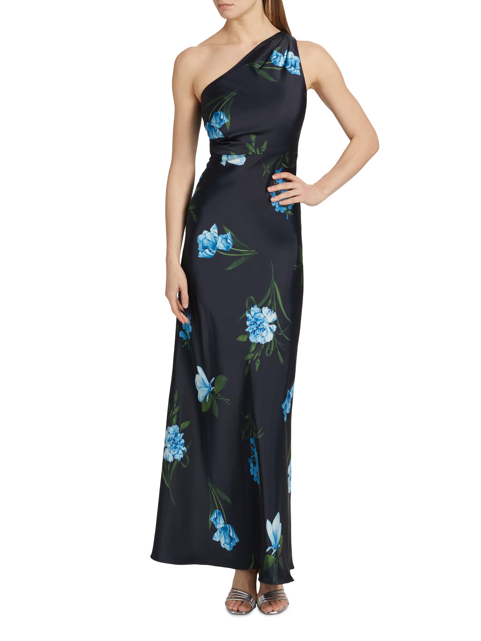 SACHIN BABI Delphine Floral One-Shoulder Maxi Dress | Saks Fifth
