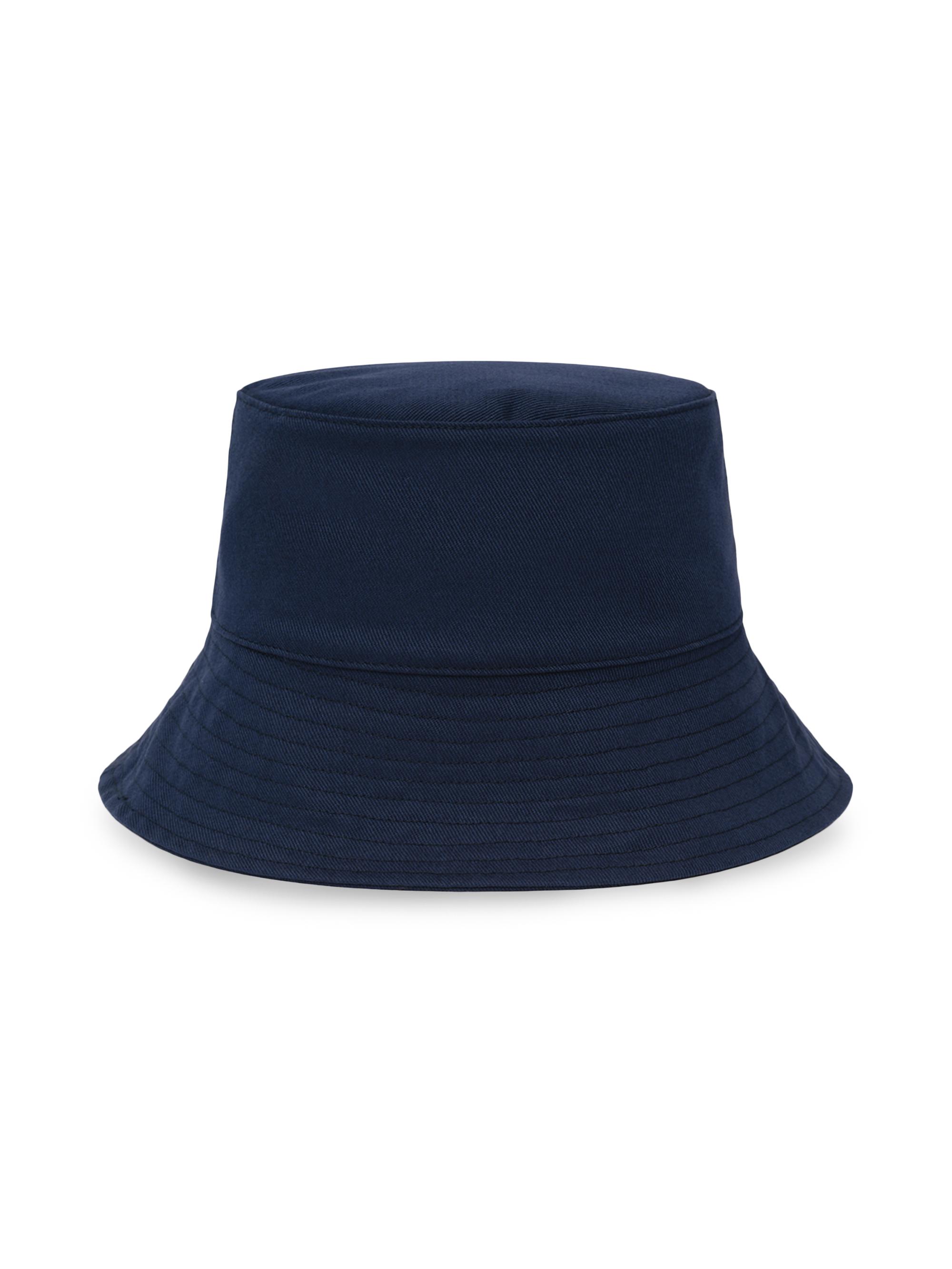 【新品タグ付】ALEXIASTAM Terry Bucket Hat Navy Rhude Logo Bucket Hat | Saks Fifth Avenue