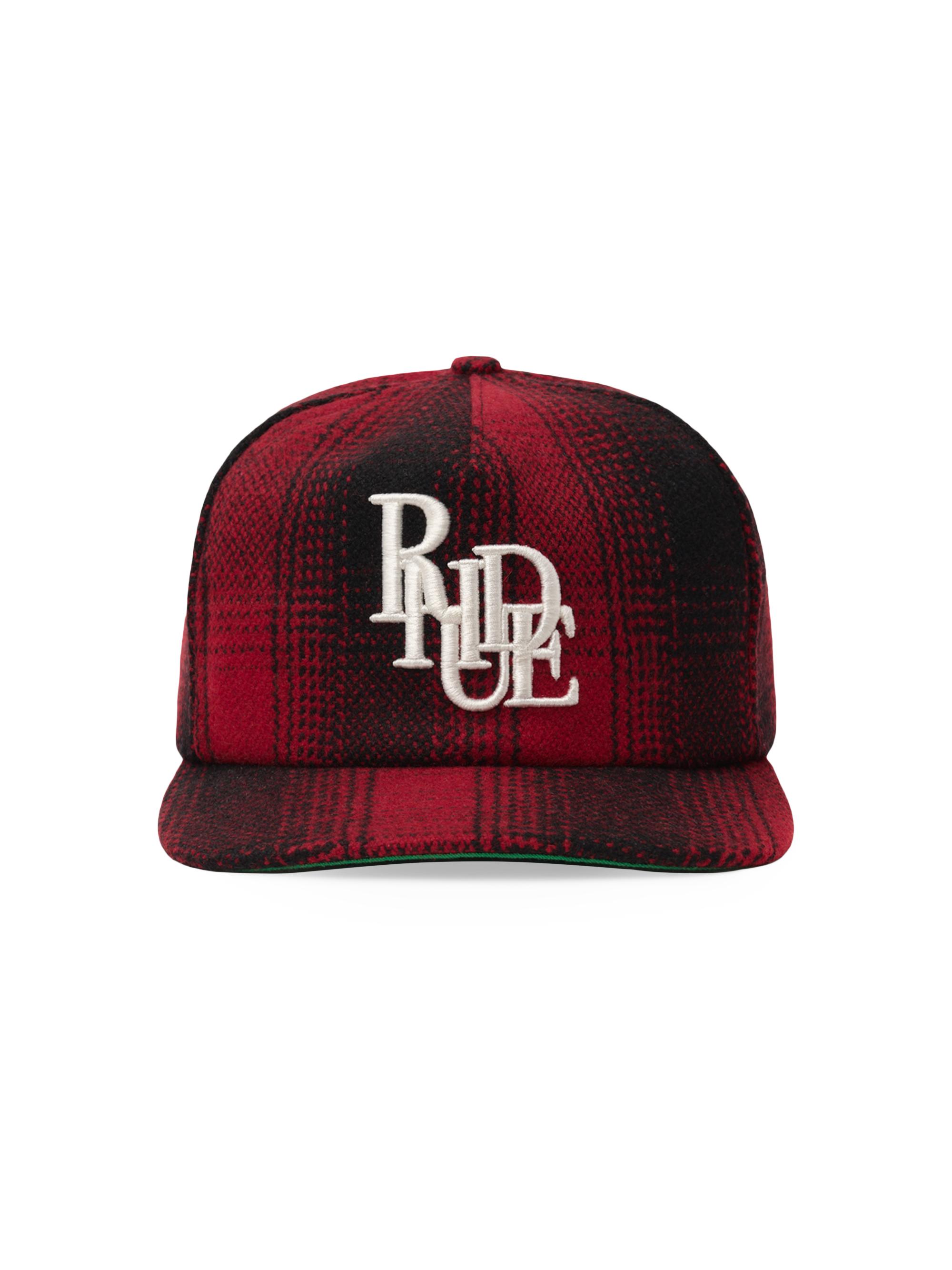 Rhude Men's Scramble Logo Hat - Red Black