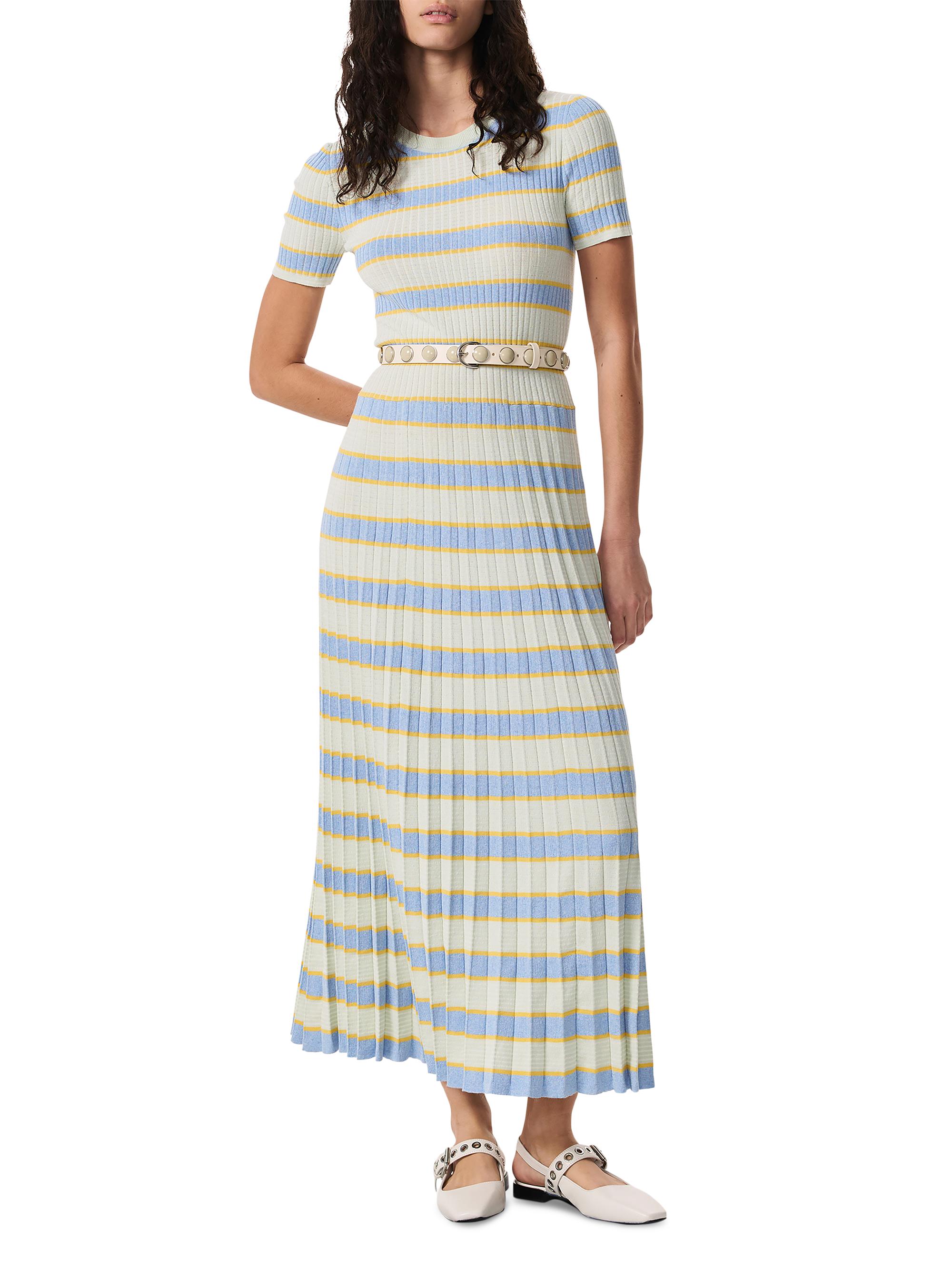 rag & bone Eloise Short-Sleeve Pleated Sweater Dress | Saks Fifth Avenue