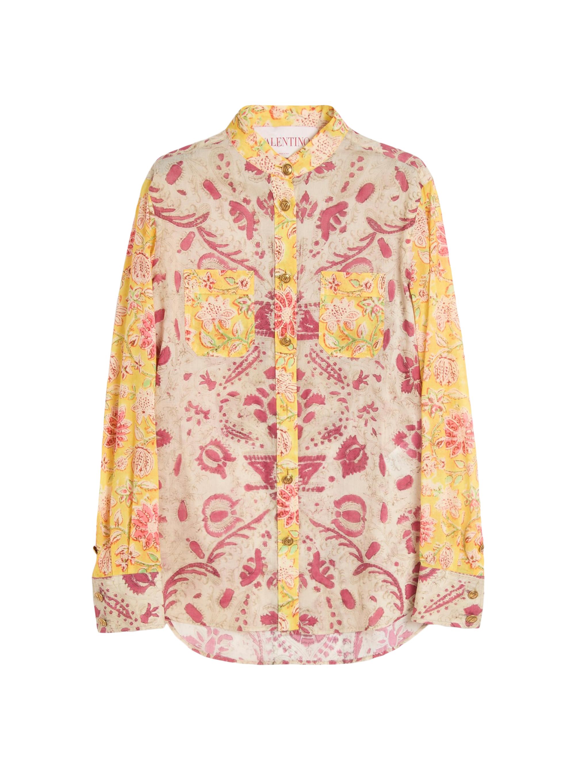 Valentino Garavani Women's Shirt in Mussola Paisley Speculare Voyage Imaginaire