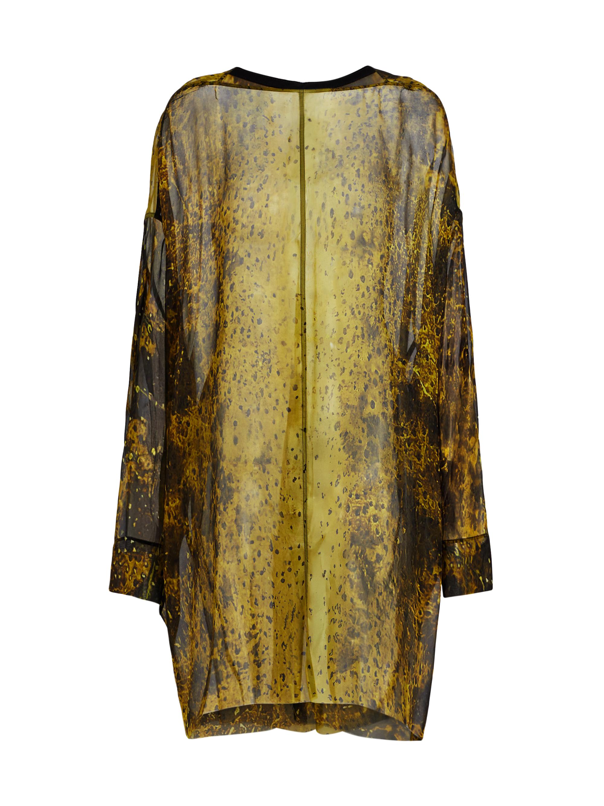 Rick Owens Women's Hollywood Eclipse Sheer Tunic - Acid Black