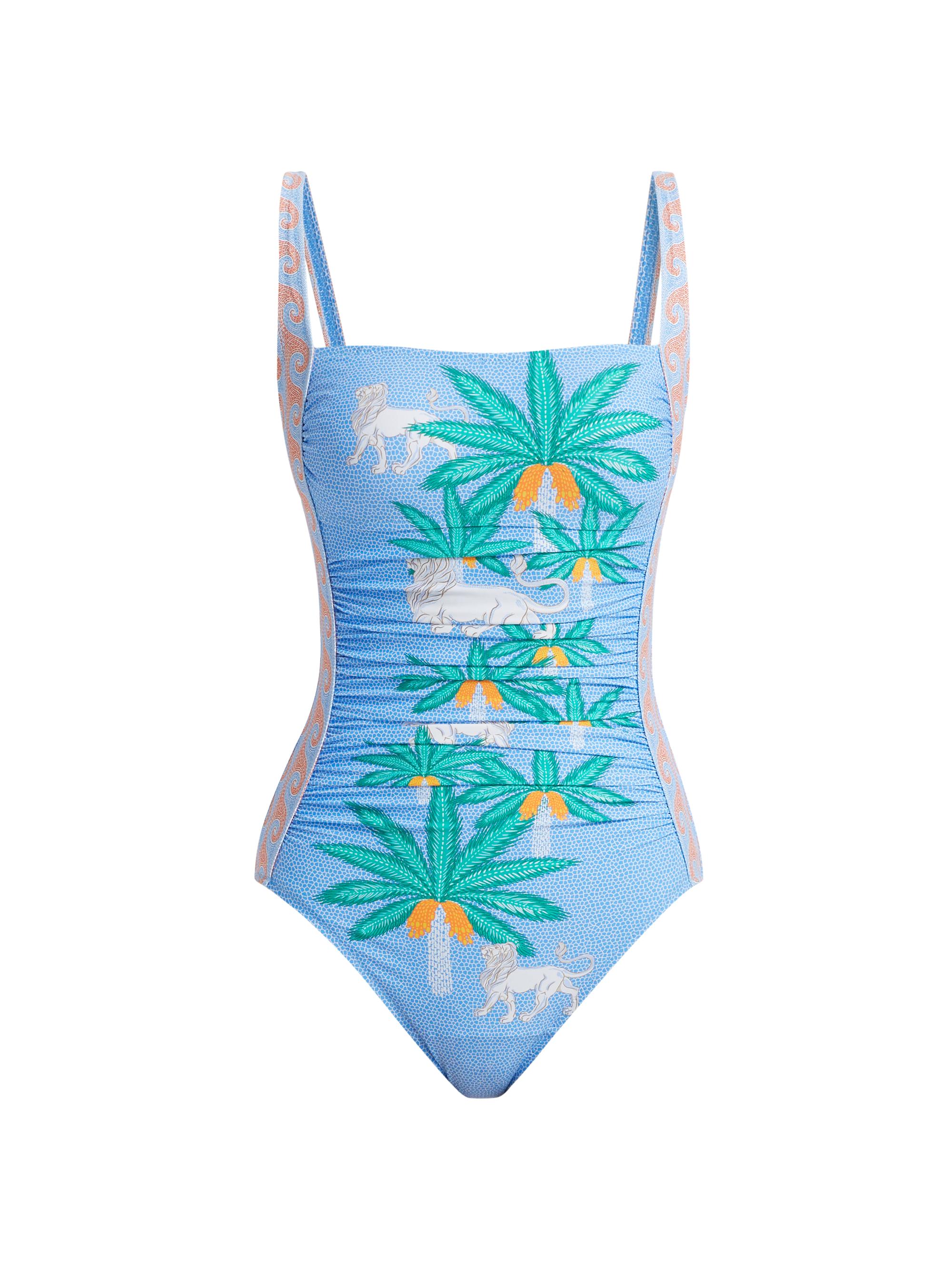 Johnny Was Women's  x Paolita Ruched One-Piece Swimsuit - Circes Ocean