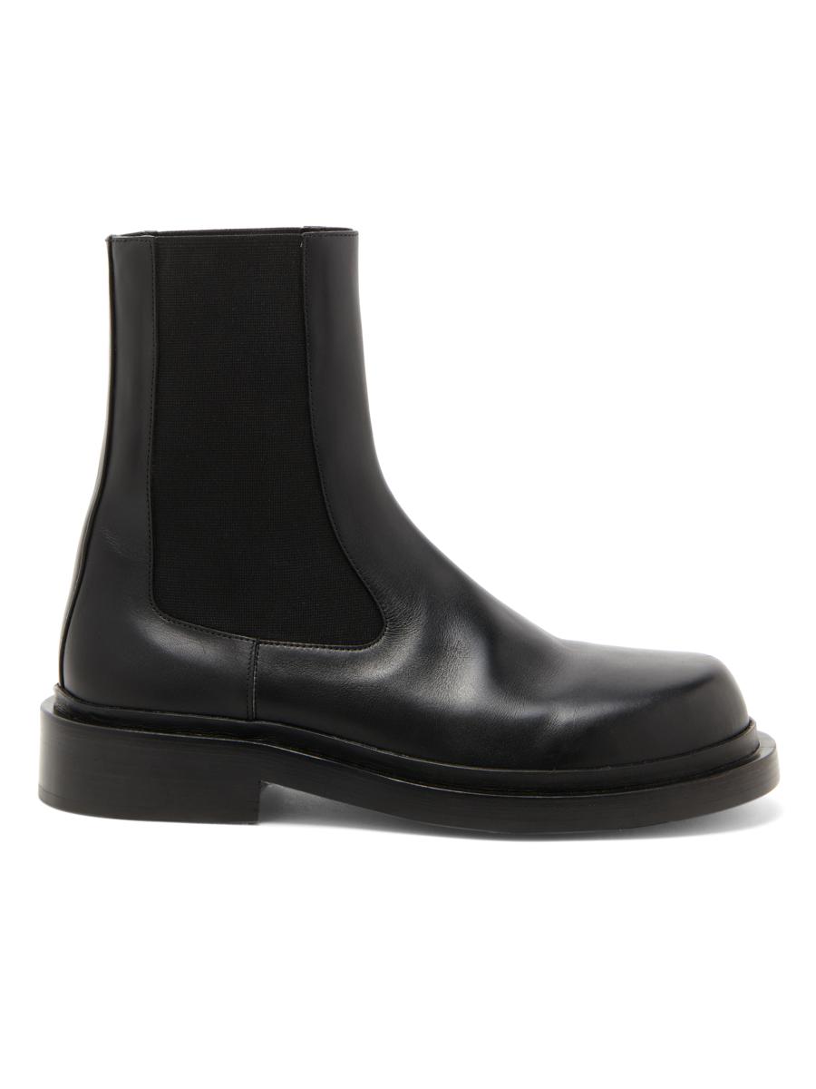 Jil Sander Women's Leather Ankle Boots In Black