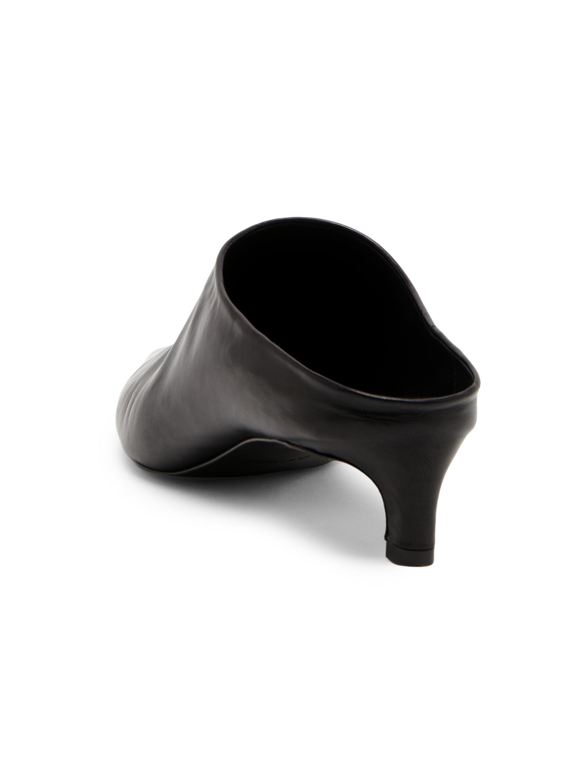 Jil Sander 35MM Leather Kitten-Heel Mules | Saks Fifth Avenue