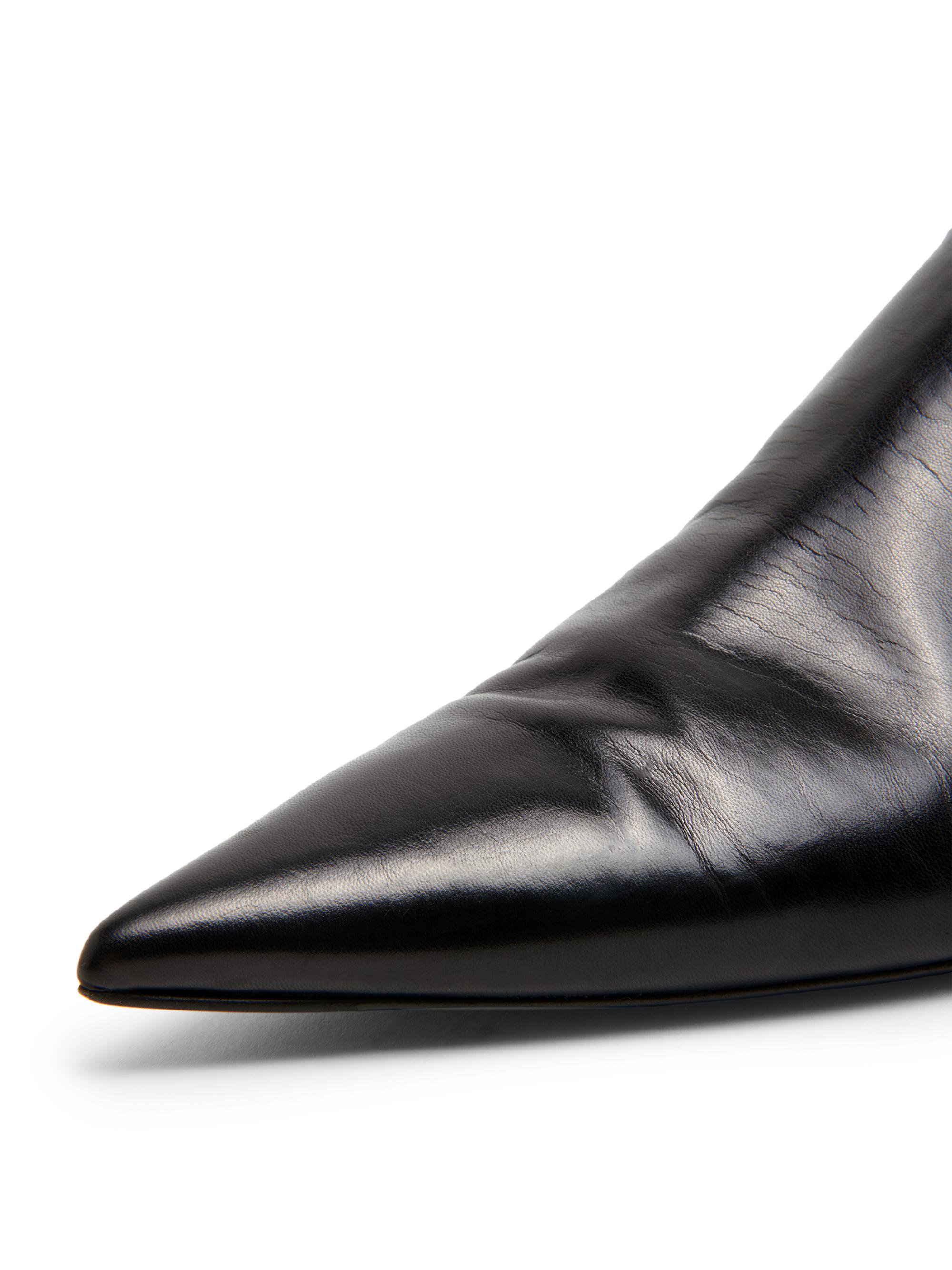 Jil Sander 35MM Leather Kitten-Heel Mules | Saks Fifth Avenue