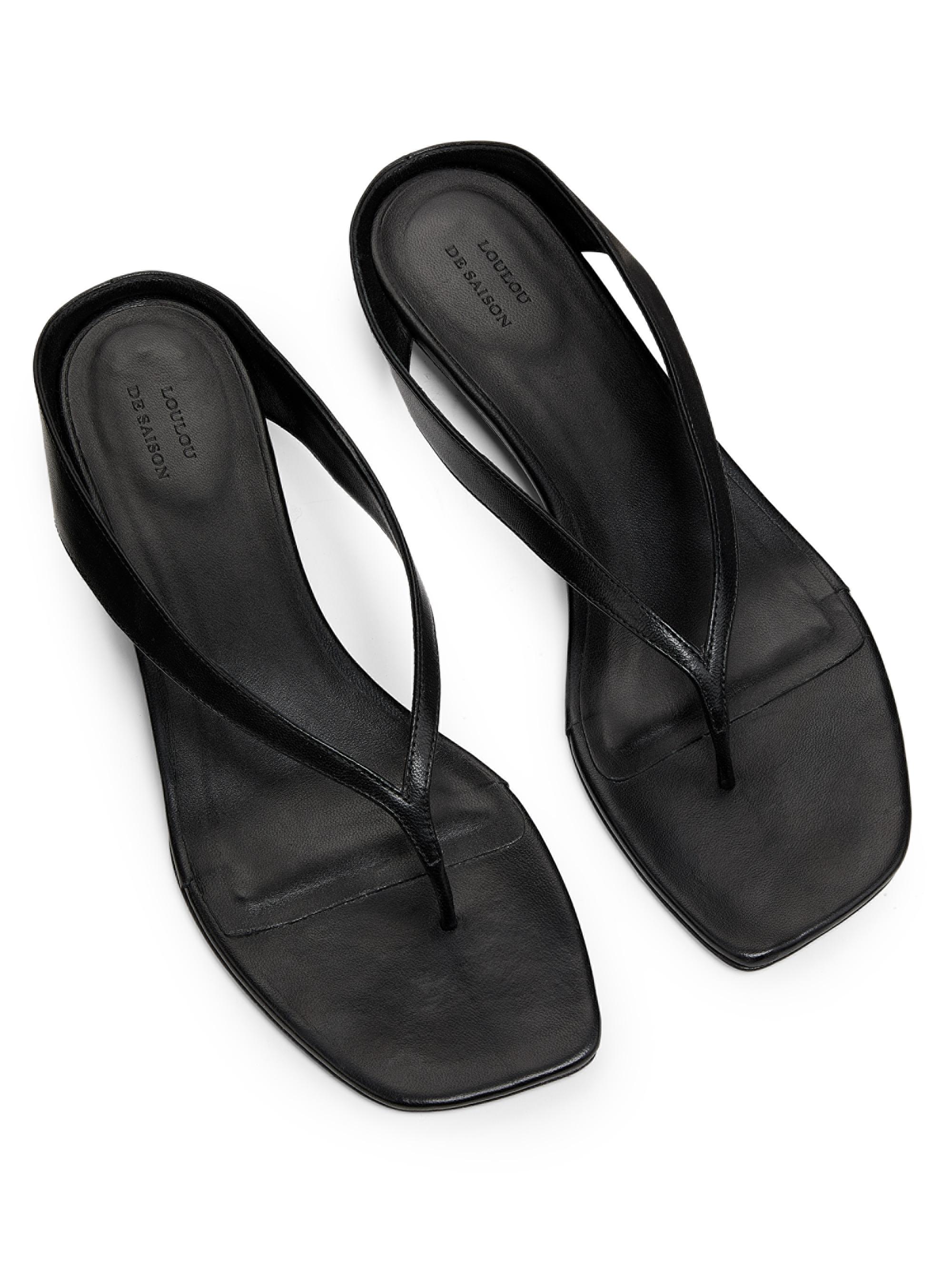 Loulou de Saison Coda Mini Wedge Flip-Flops Saks Fifth Avenue