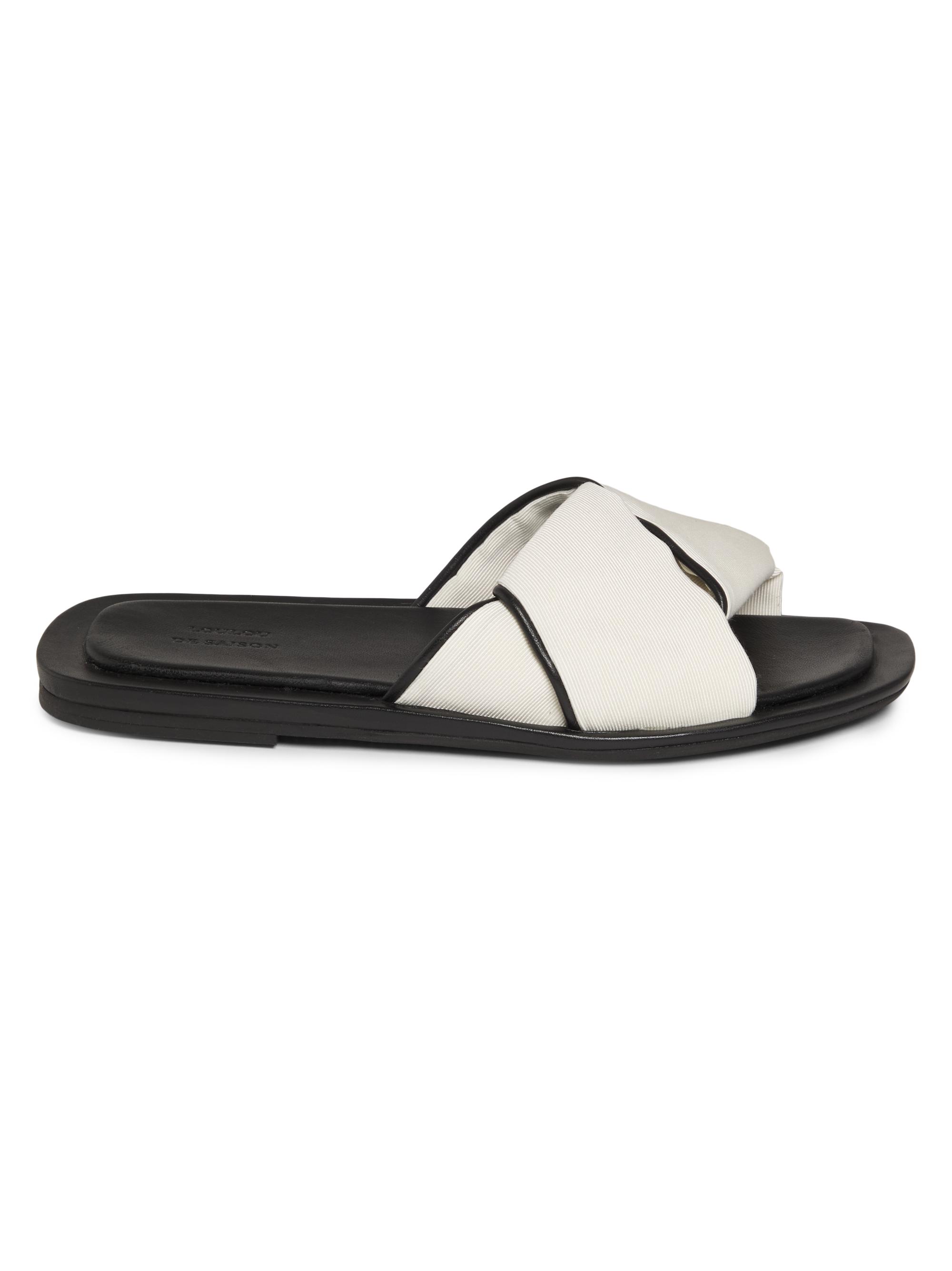 Loulou de Saison Women's Noa Twisted Pool Slides -   Sandals
