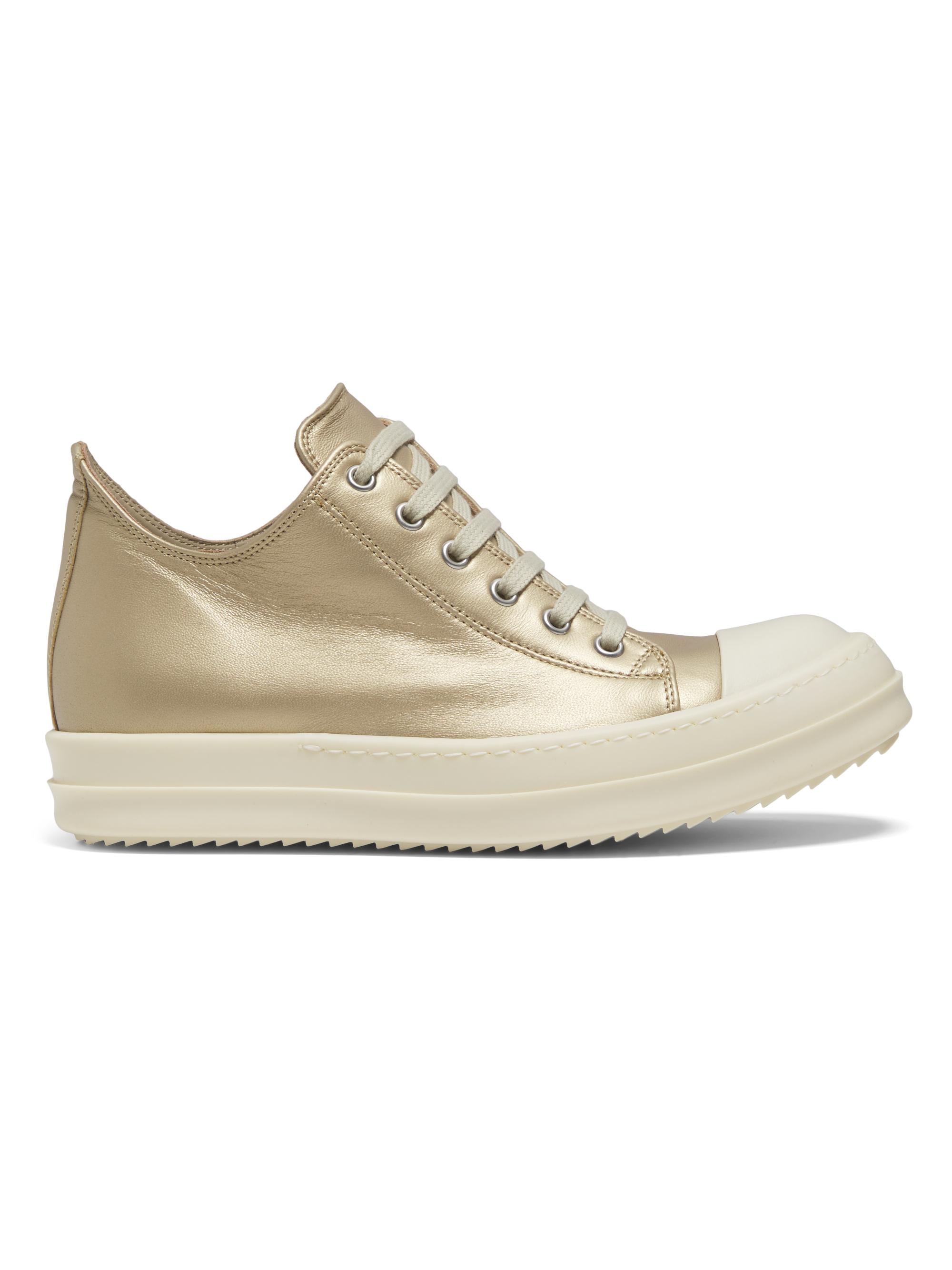Rick Owens Low Leather Sneakers | Saks Fifth Avenue