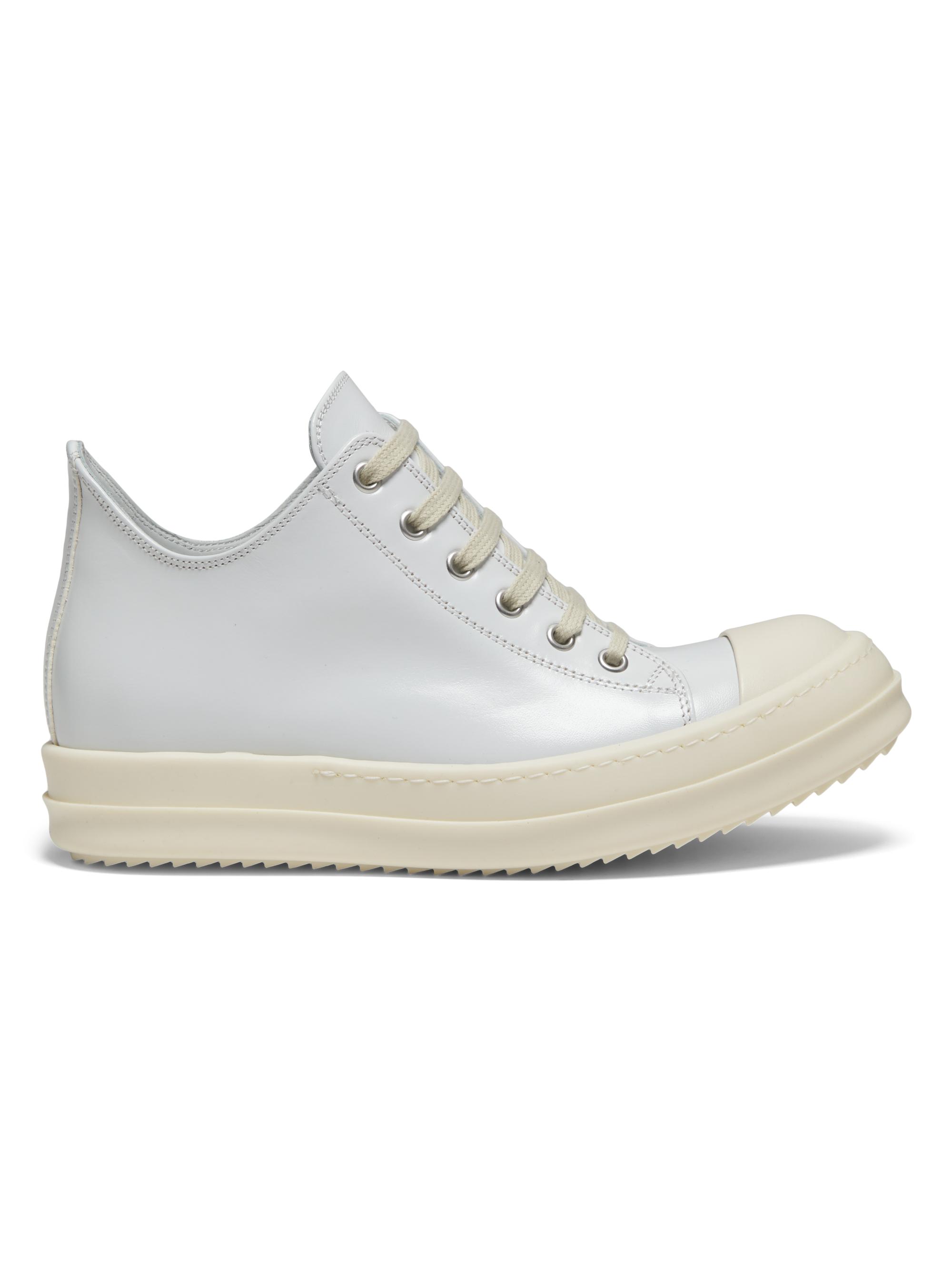 Rick Owens Low Sneaks Leather Sneakers | Saks Fifth Avenue