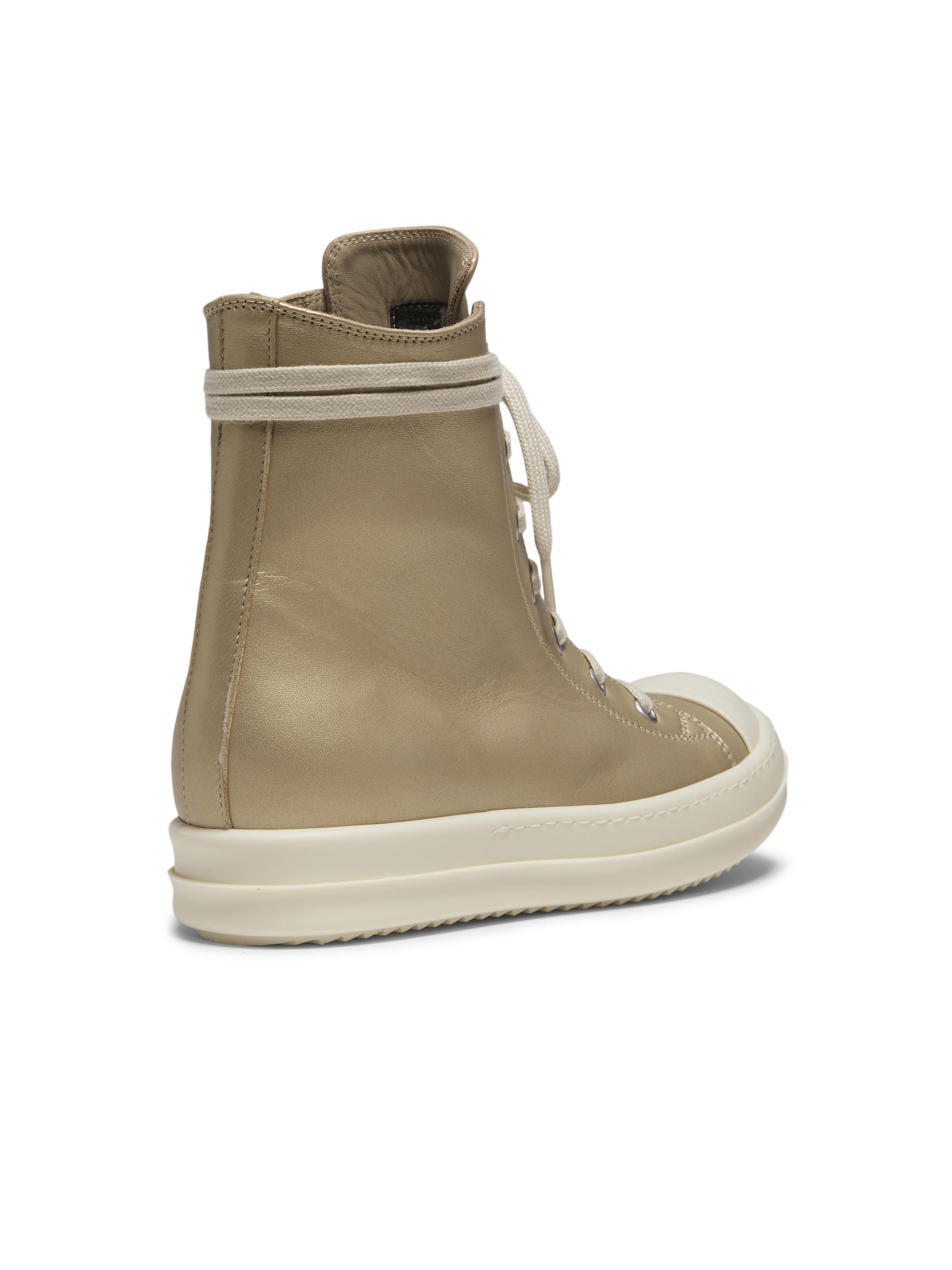 Rick Owens Metallic Leather Sneakers | Saks Fifth Avenue