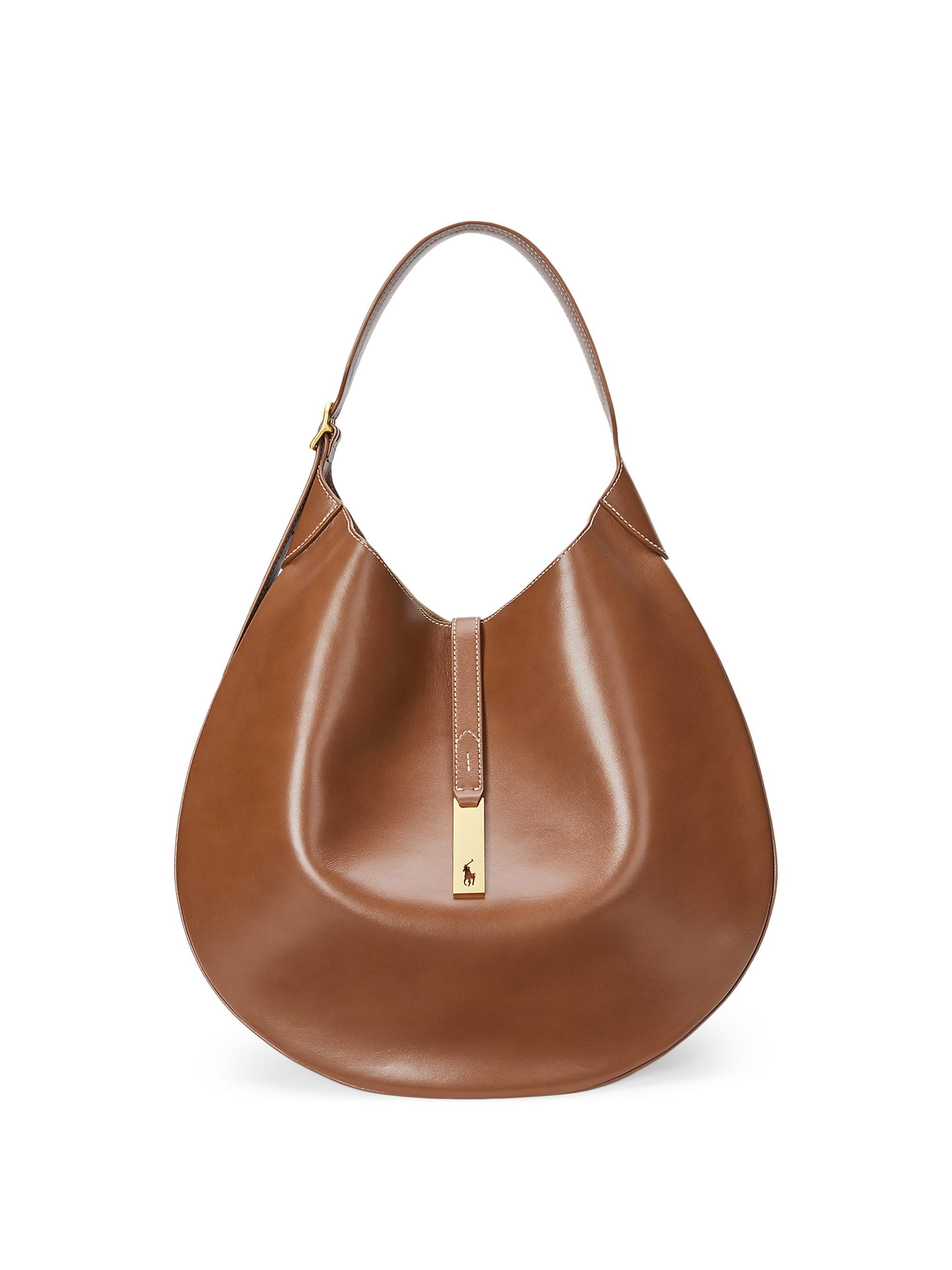 Polo Ralph Lauren Women's Leather Hobo Bag - Cuoio