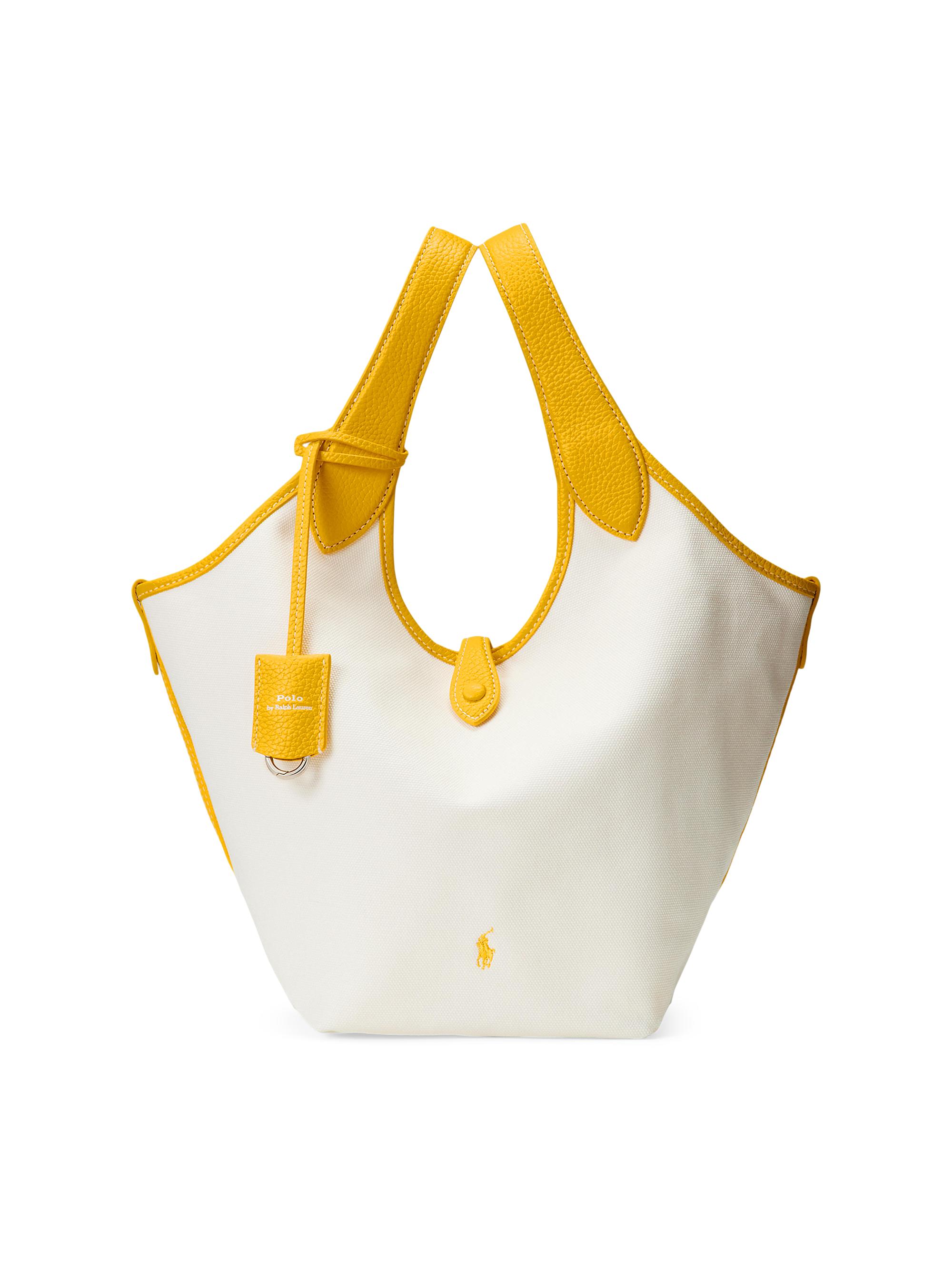Polo Ralph Lauren Women's  Polo Play Canvas Tote Bag - Paper Canary