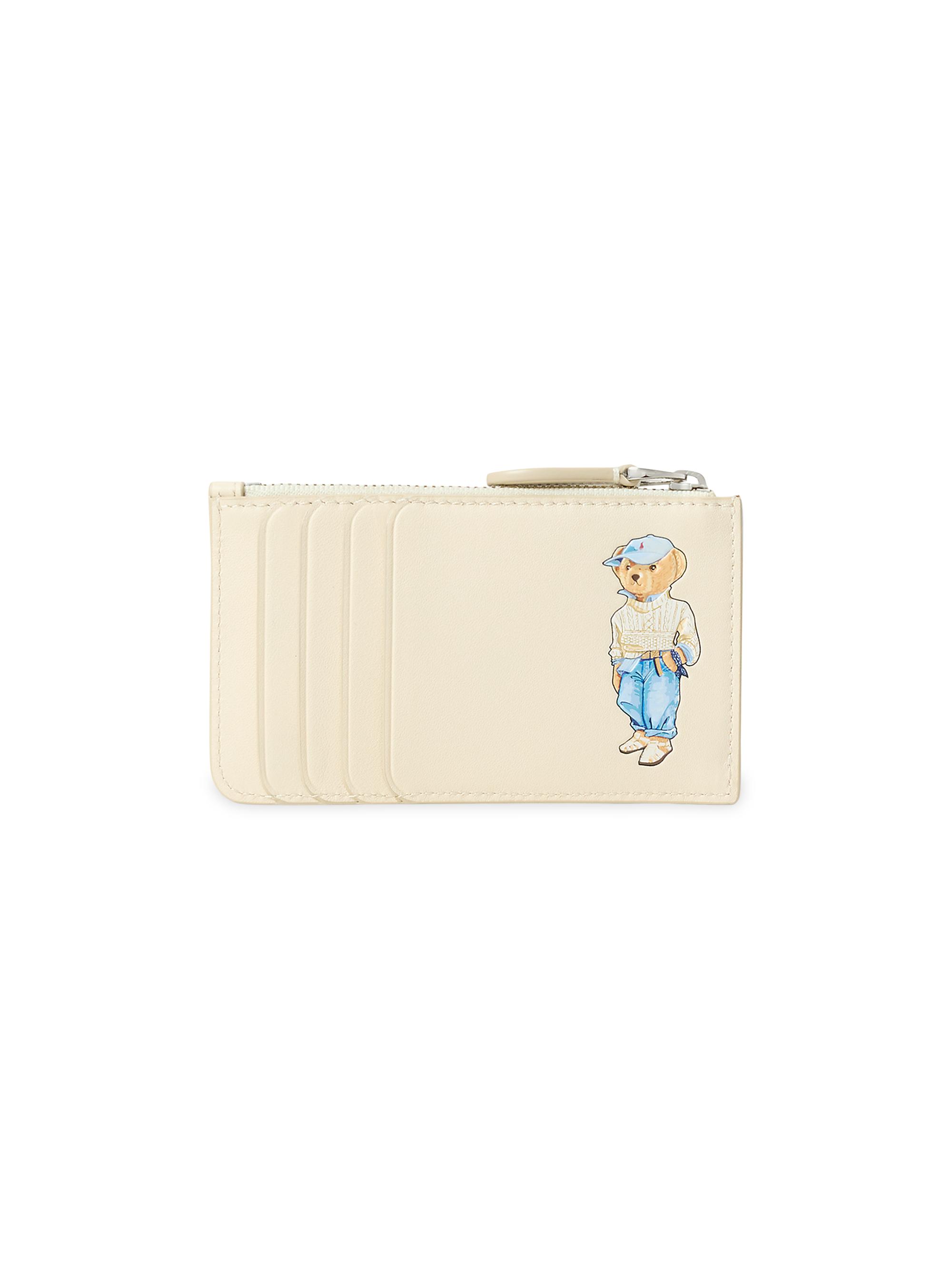Polo Ralph Lauren Women's Polo Bear Leather Card Case -