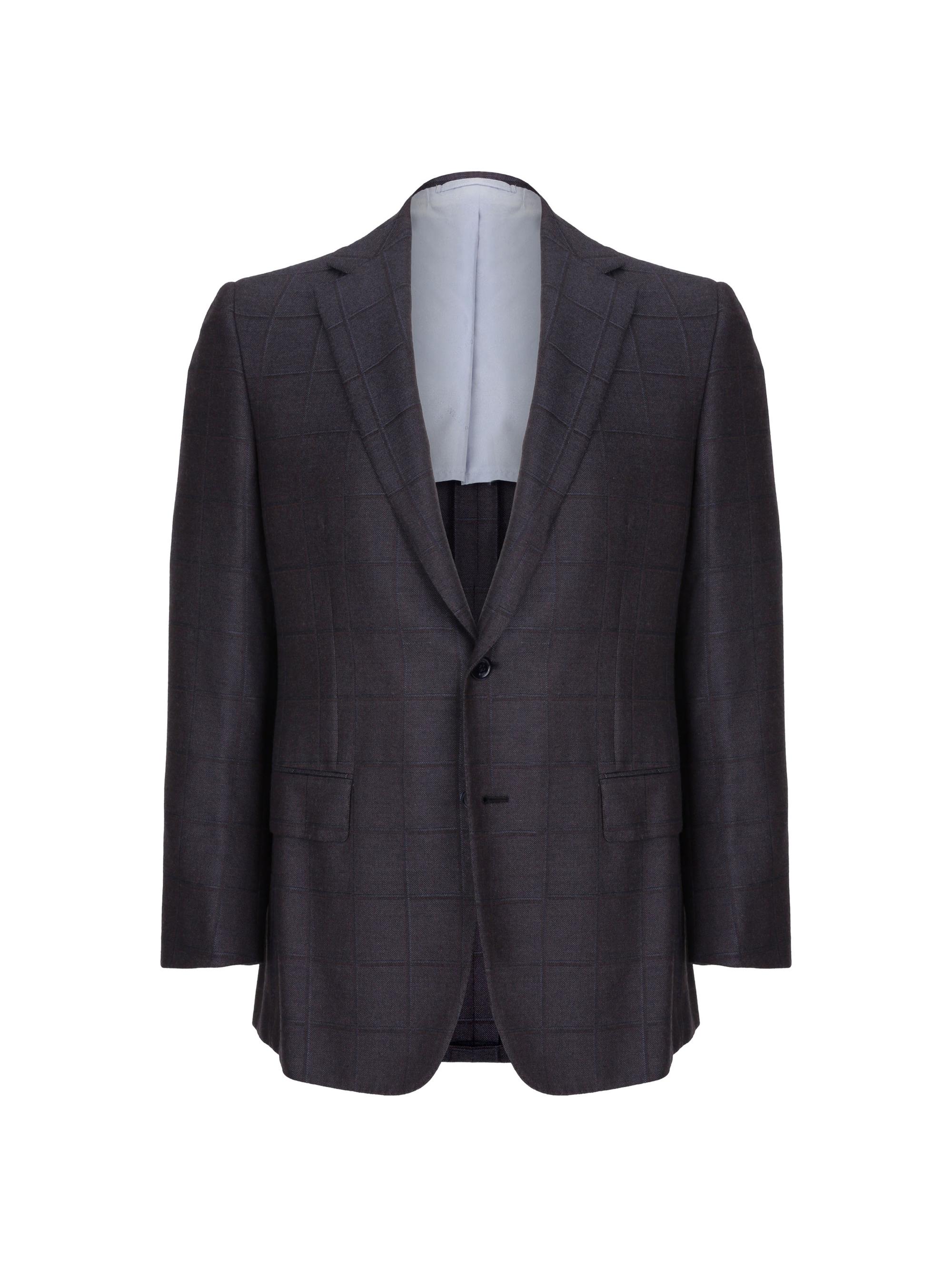 Stefano Ricci Men's Jacket with 2 Buttons - Dark Blue