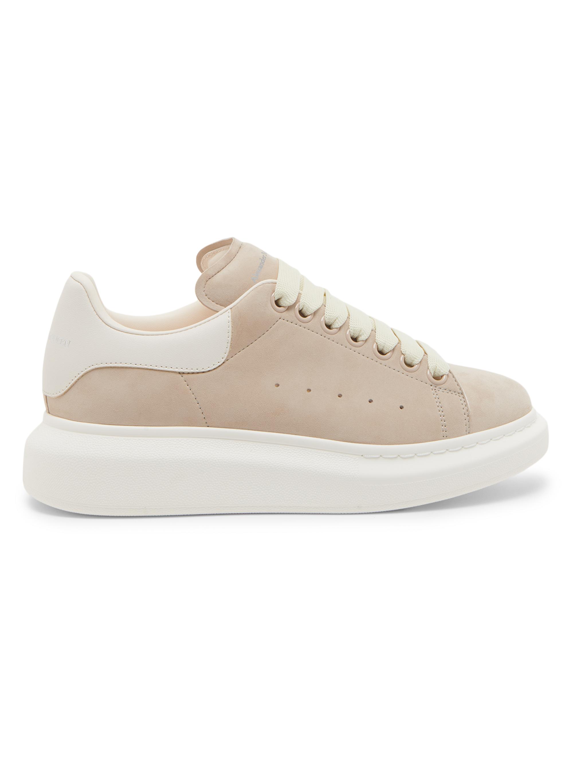 McQueen Oversized Leather Sneakers | Saks Fifth Avenue