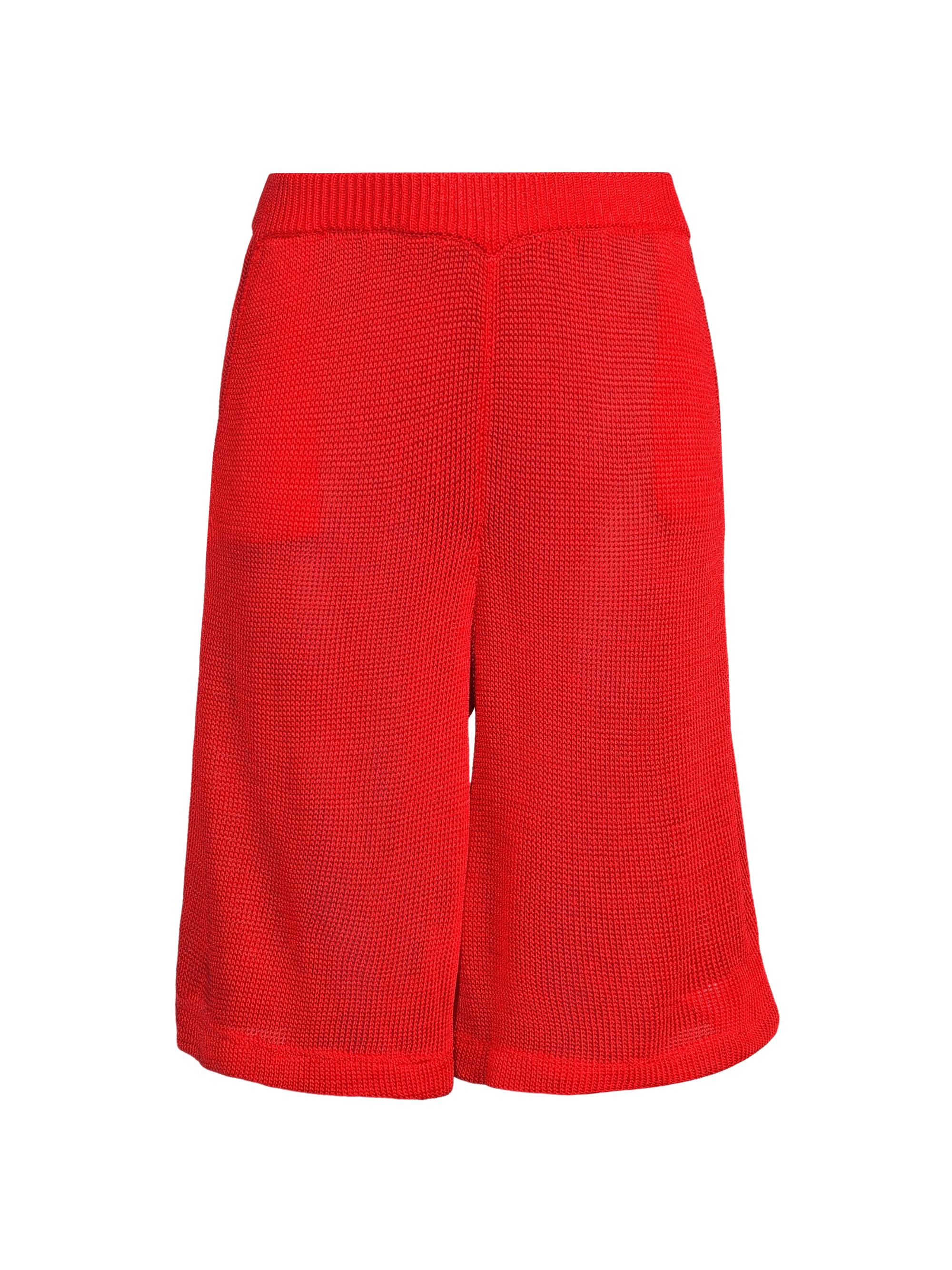 Undra Celeste Women's Everyday Tropics Knit Shorts - Tangerine