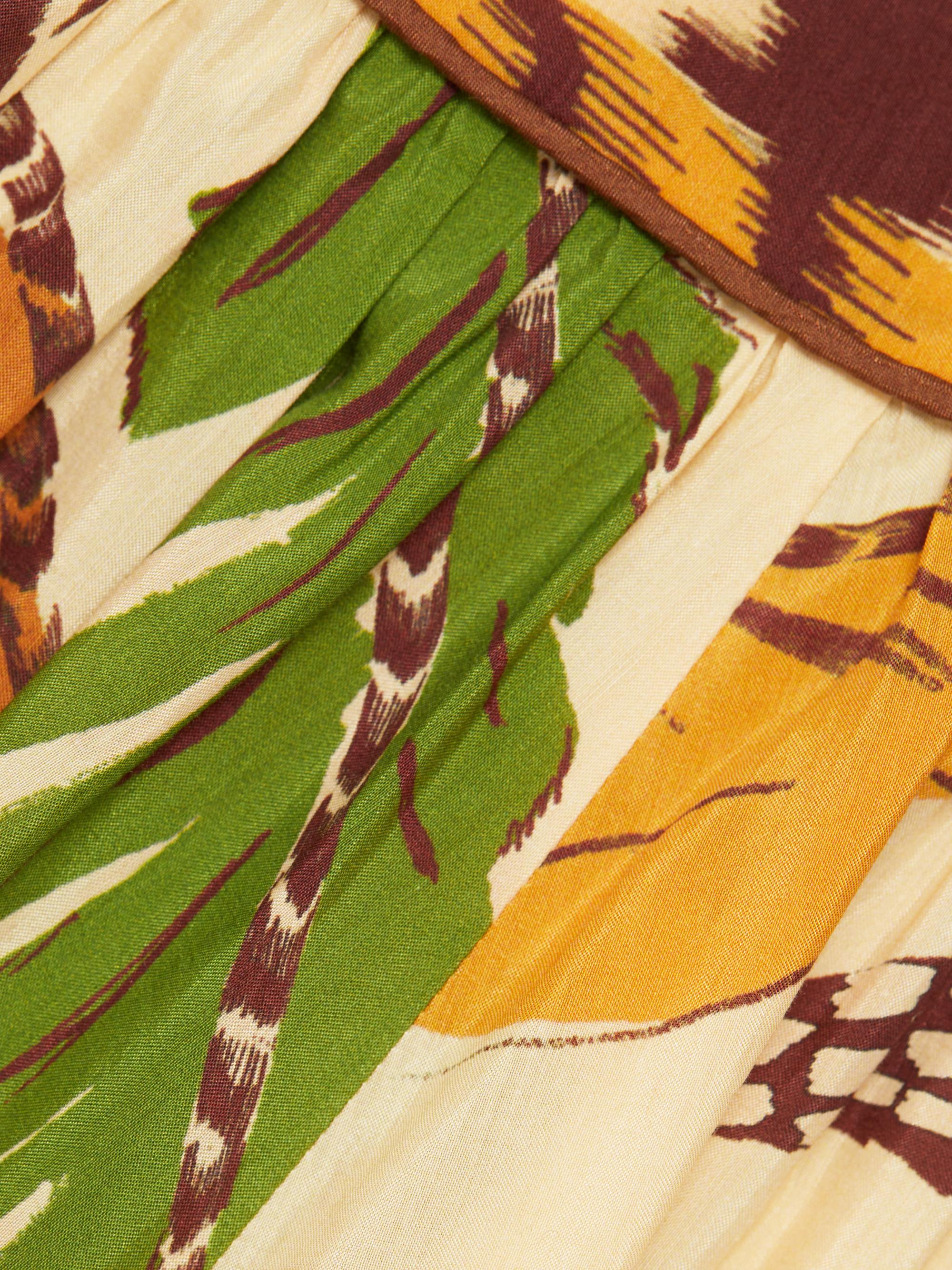 Farm Rio Foliage Sketch Cotton-Blend Maxi Dress | Saks Fifth Avenue