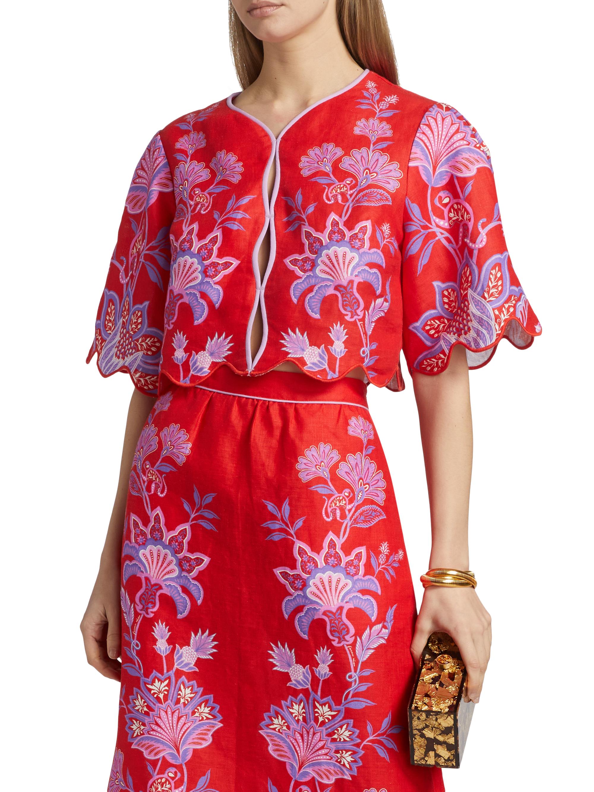 strapless open back dress Farm Rio Black Flowershop Ruched Waist Jersey Blouse, Flowershop Mini Black / XXS main image 1