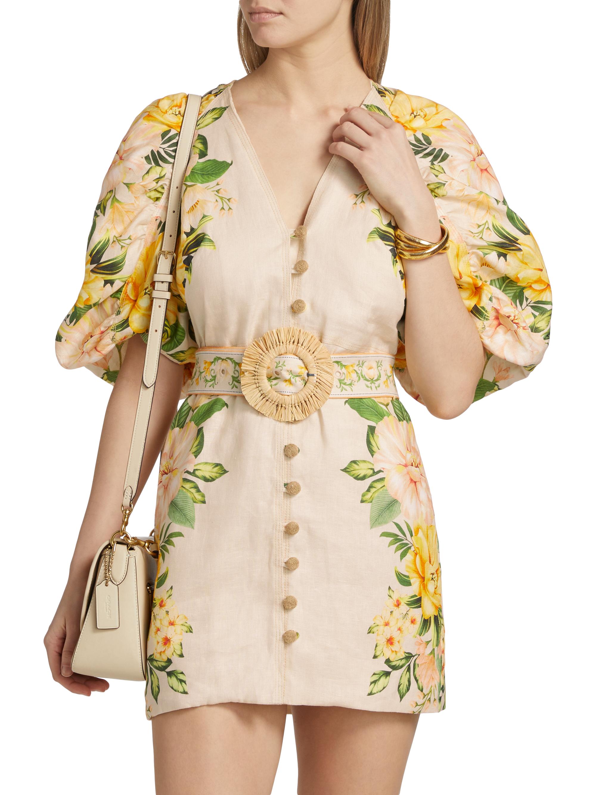 white christmas dresses Cream Berry Garden Mini Dress main image 1