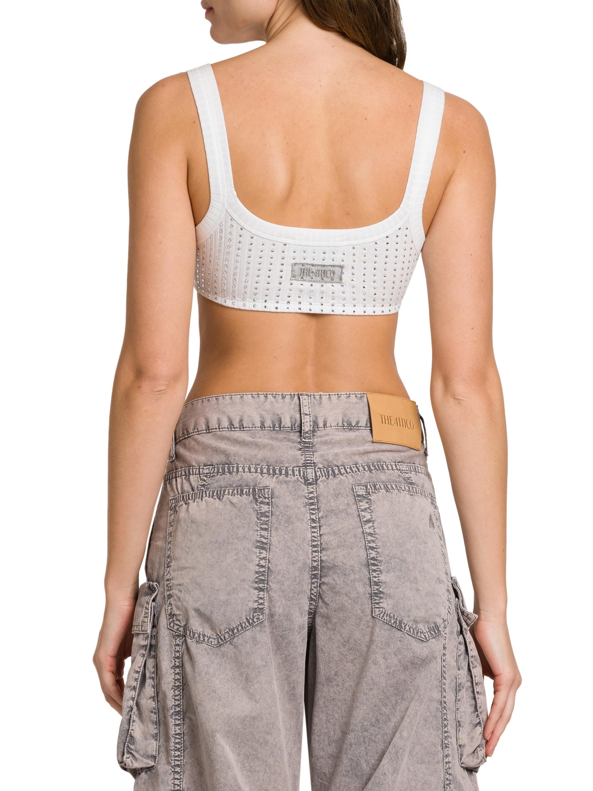 The Attico Thermostrass Macro Rib Bra Top | Saks Fifth Avenue