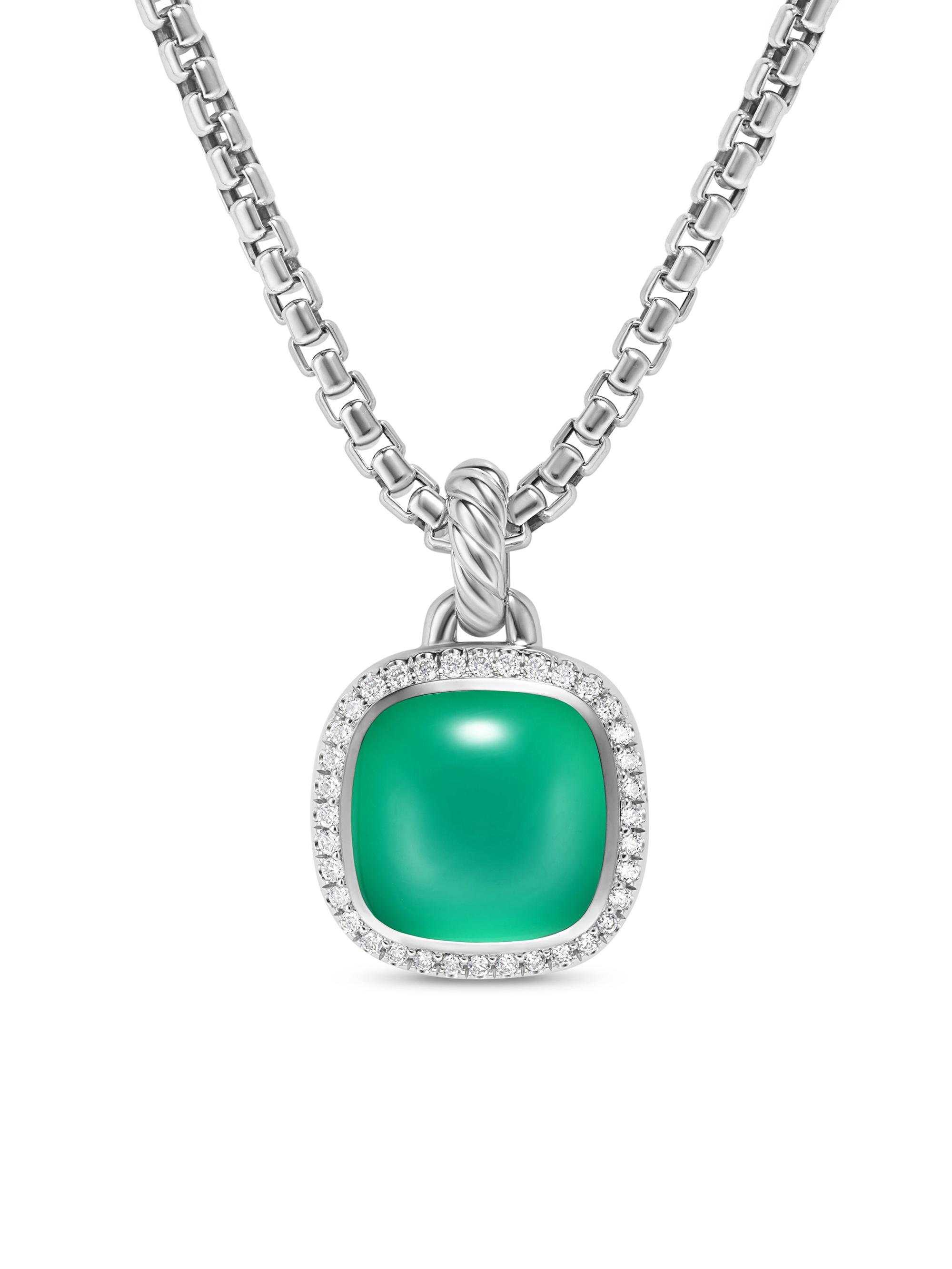 David Yurman Women's Albion Pendant in Sterling Silver - Lagoon Orchid