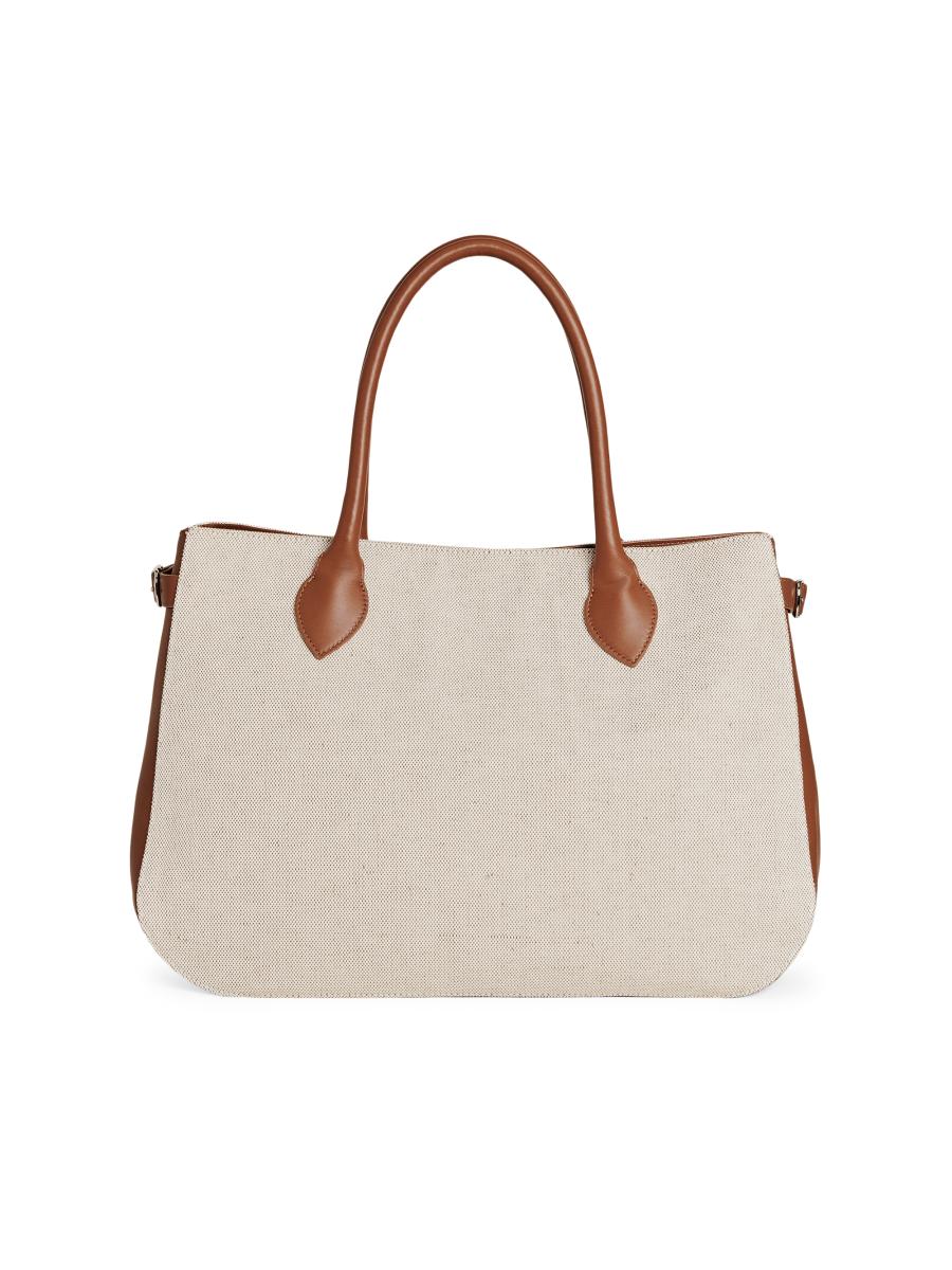 Leather Trim Canvas Medium Shopper Tote トート バッグ s-l1200.jpg