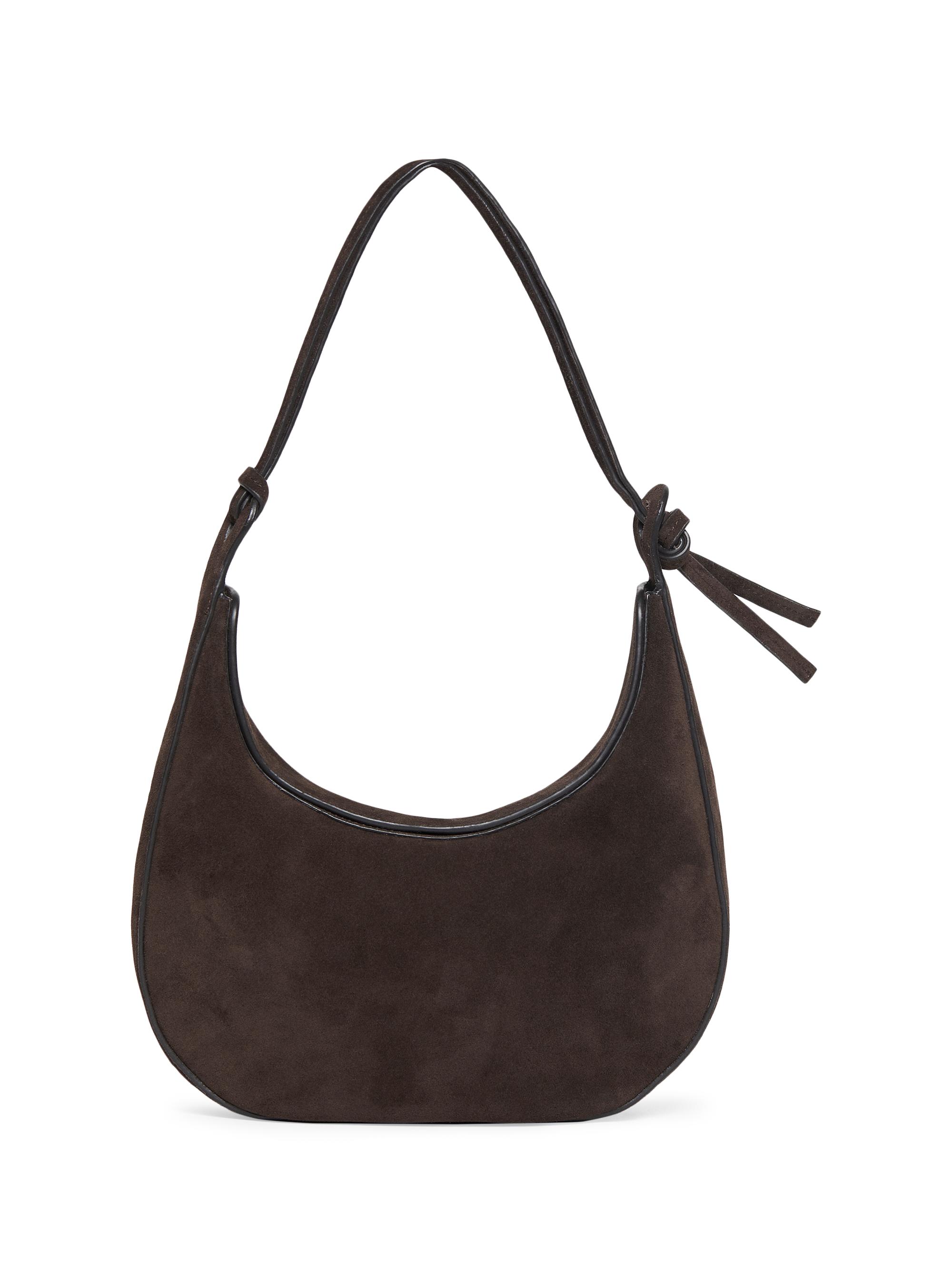 Reformation Women's Rosetta  Suede Shoulder Bag - Brown