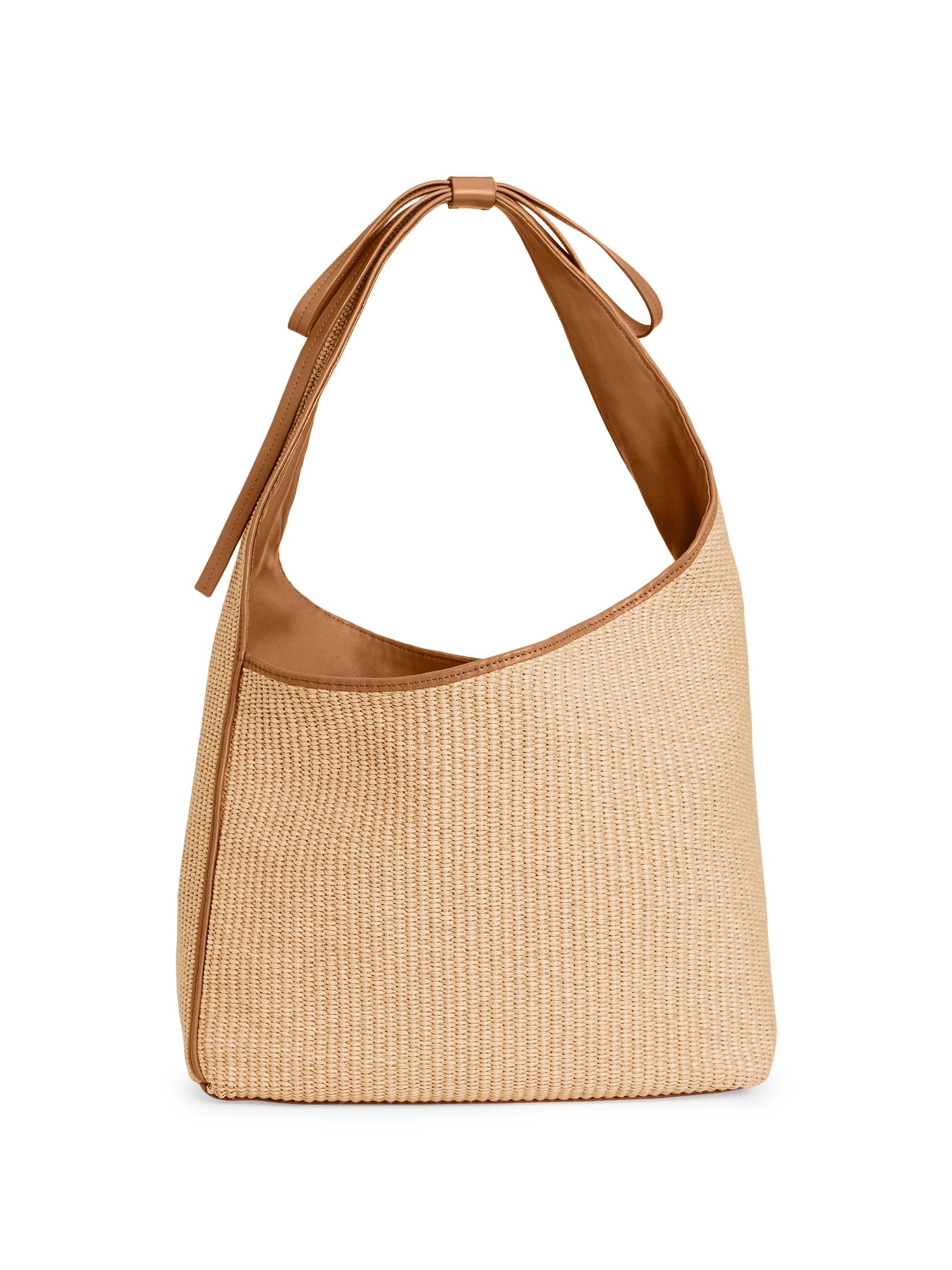 Reformation Women's  Vittoria Raffia Shoulder Bag - Natural Raffia
