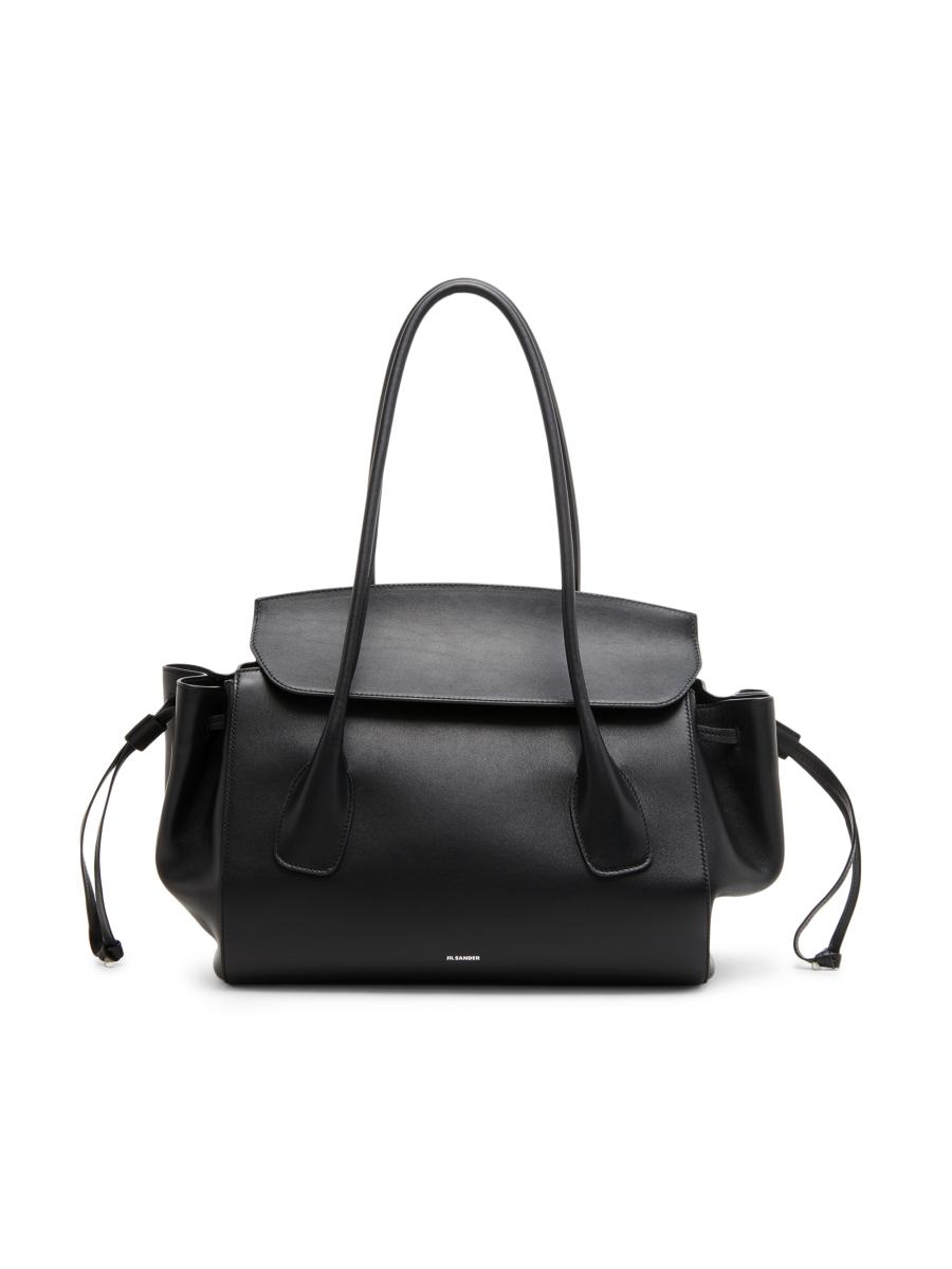 Jil Sander ジルサンダー　アコーディオン Jil Sander Voyage Leather Shoulder Bag | Saks Fifth Avenue