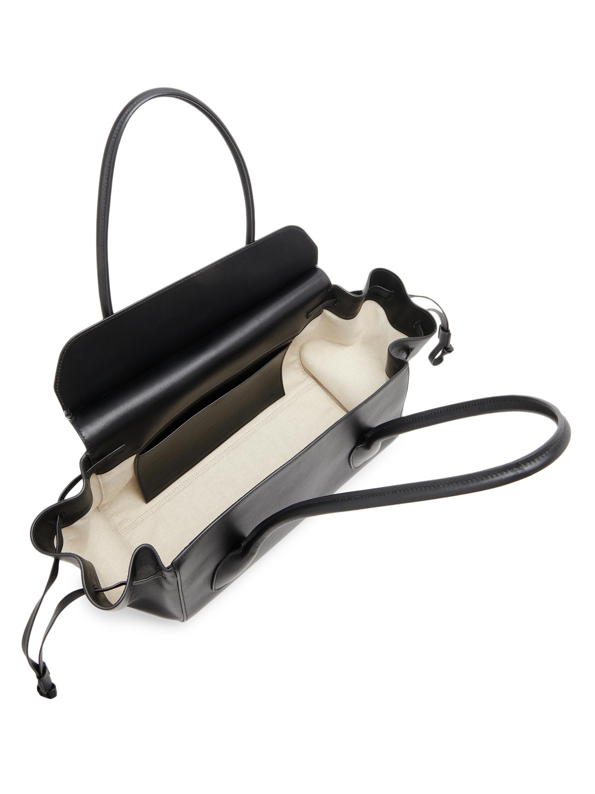 Jil Sander Voyage Leather Shoulder Bag | Saks Fifth Avenue