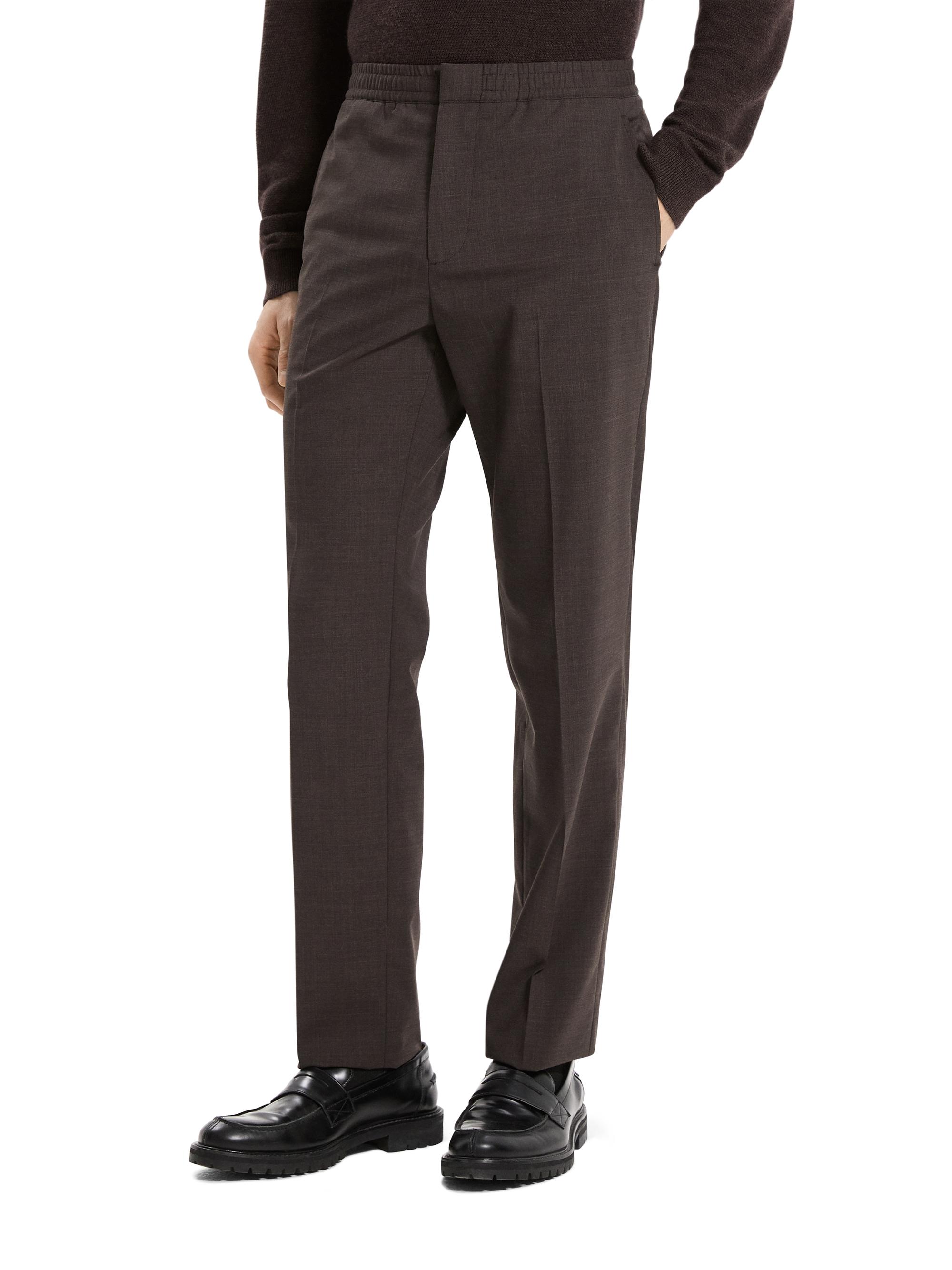 Theory Curtis Wool-Blend Trousers | Saks Fifth Avenue